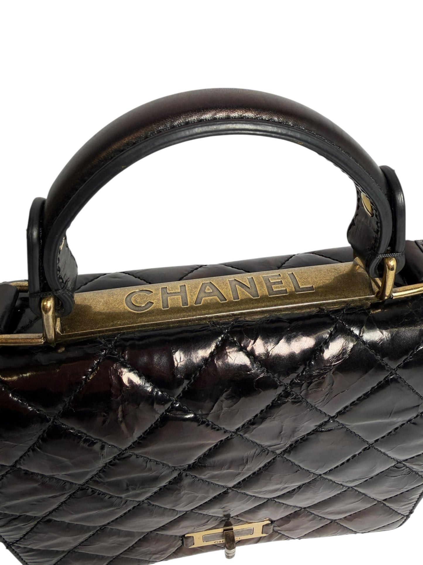 Chanel Reissue Top Handle Bimetal Flap
