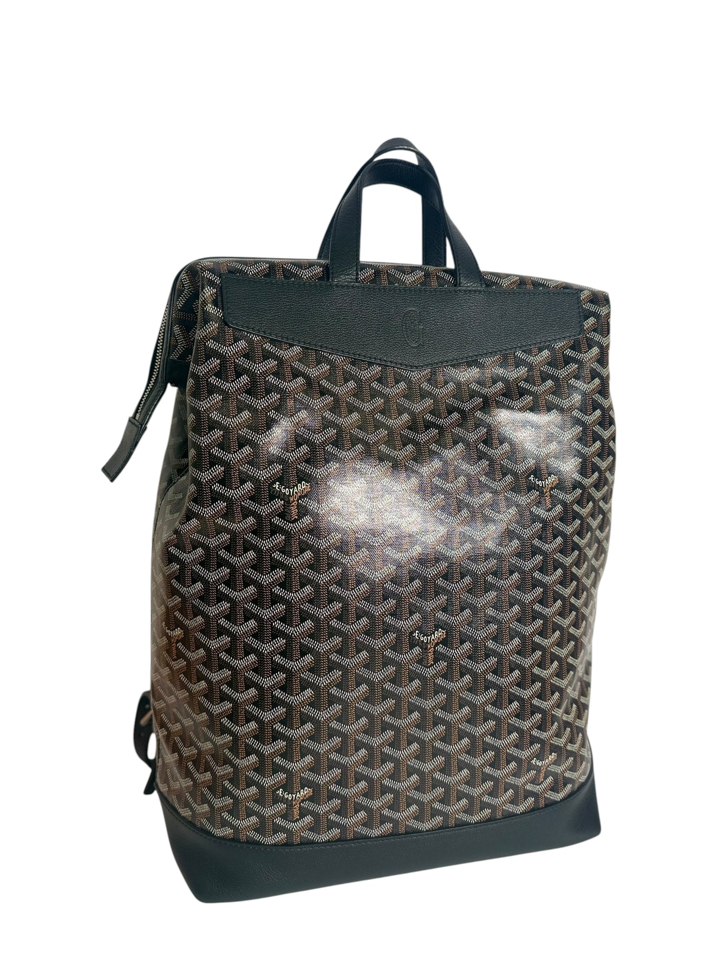 Goyard black backpack