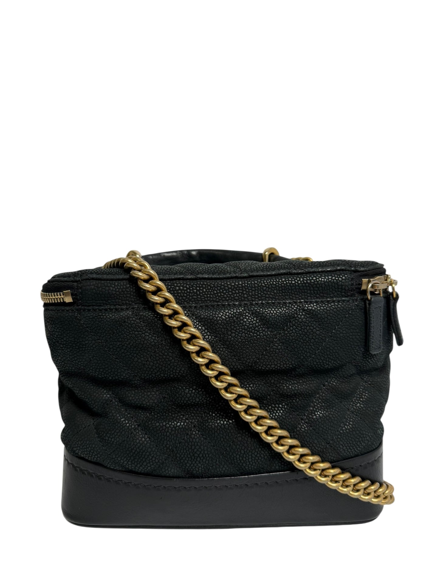 Chanel Top Handle Black Caviar Vanity Bag