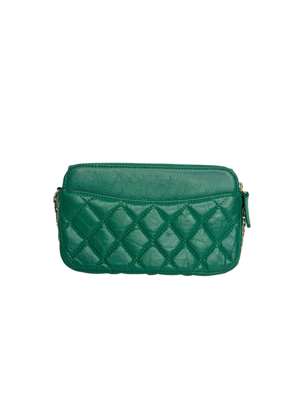 Chanel Green Calfskin Reissue Wallet on Chain T9313