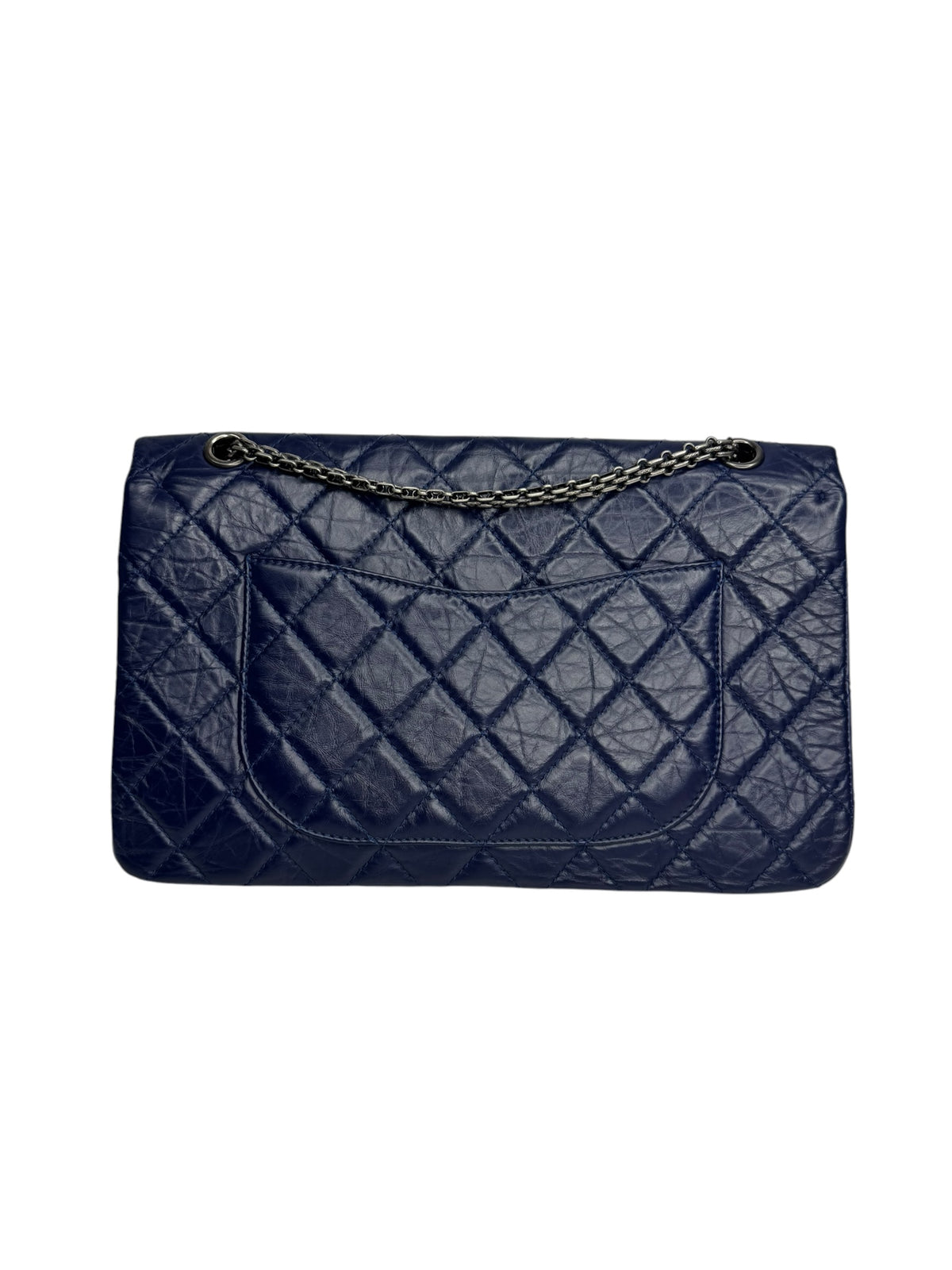 Chanel Reissue 2.55 227 Navy Calfskin T9315