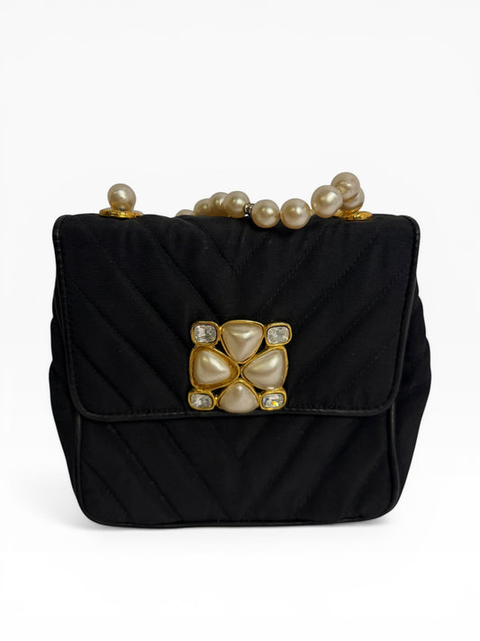 Chanel Pearl Vintage Gripoix Crossbody