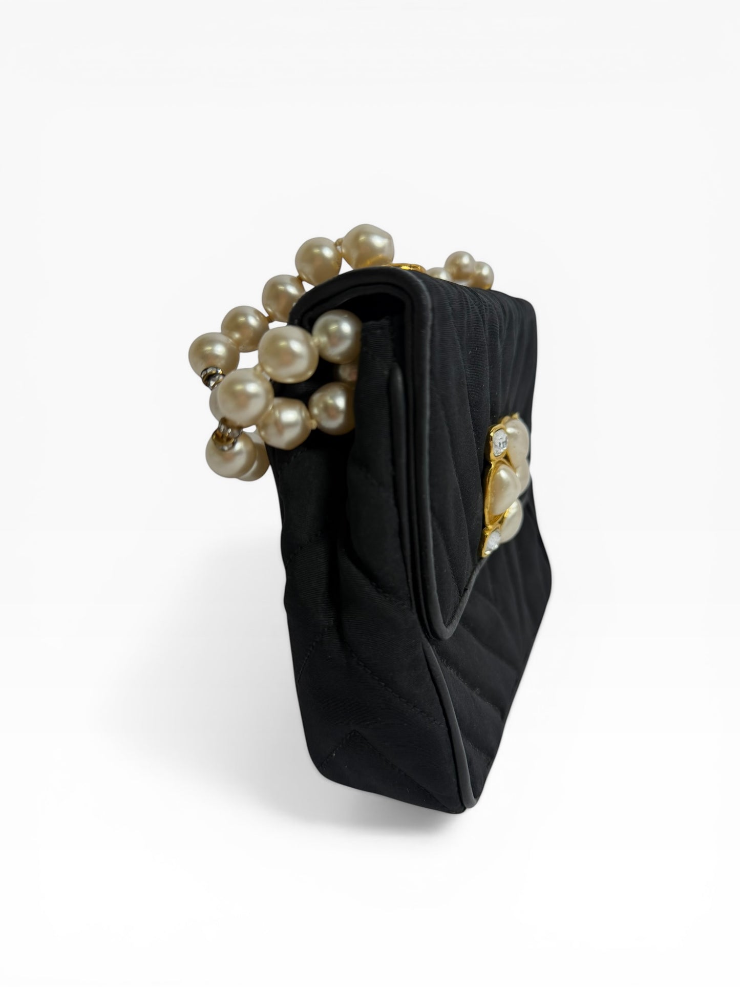 Chanel Pearl Vintage Gripoix Crossbody