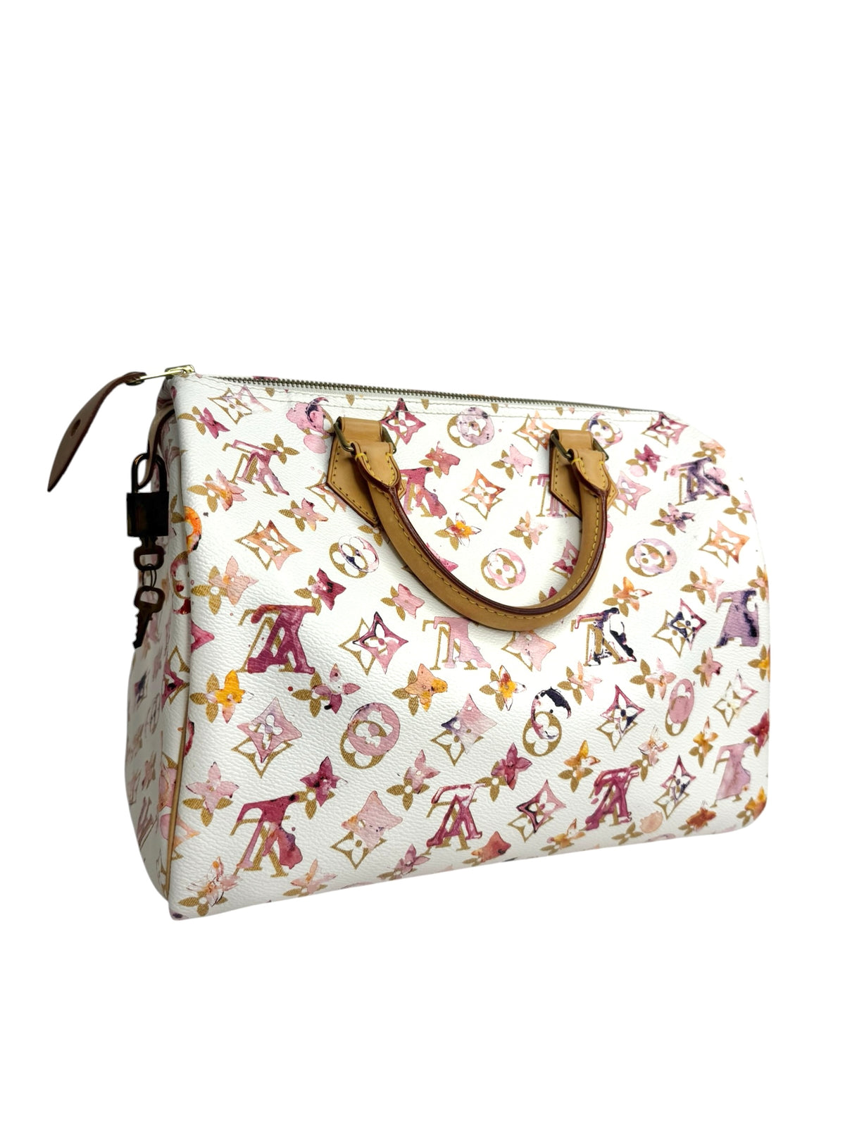 Louis Vuitton Aquarelle Watercolor Monogram Speedy 35 T9390