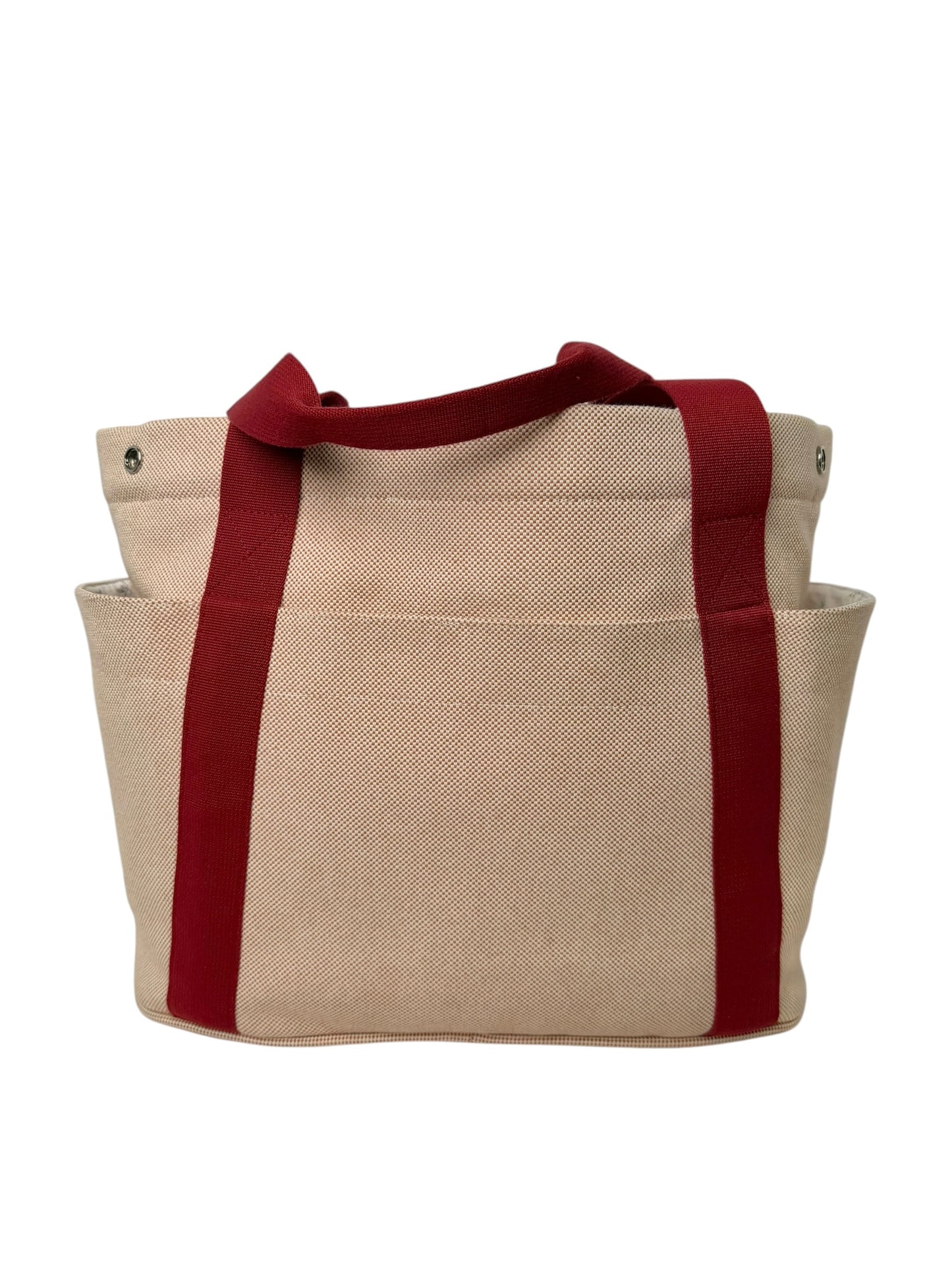 Hermes Terracotta Cotton Cabriole Nappy Bag T7283
