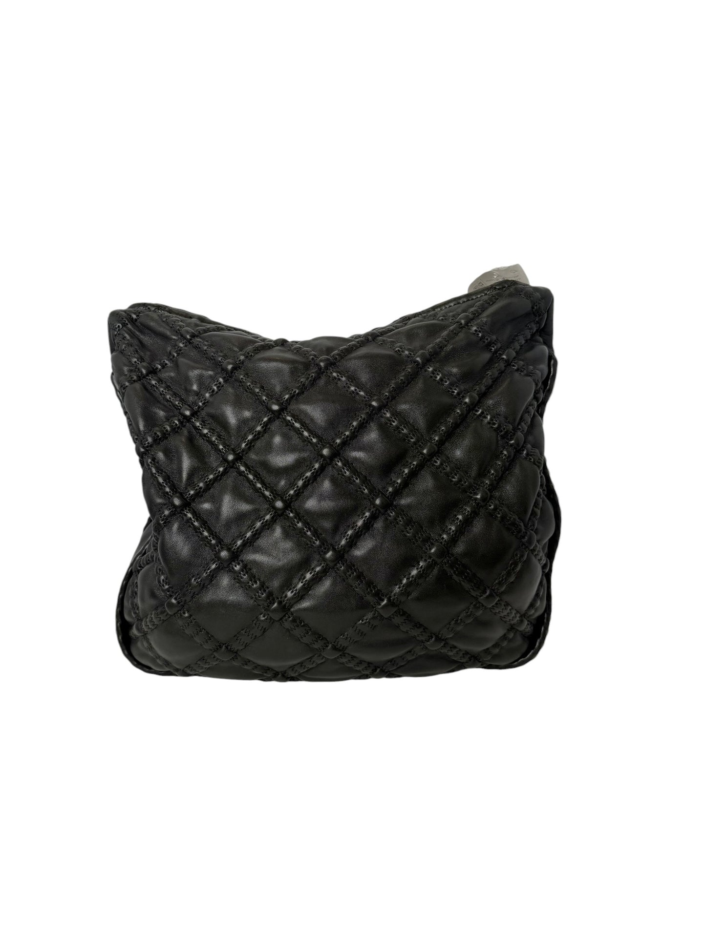 Chanel Black Lambskin Hidden Chain Hobo Bag T7185
