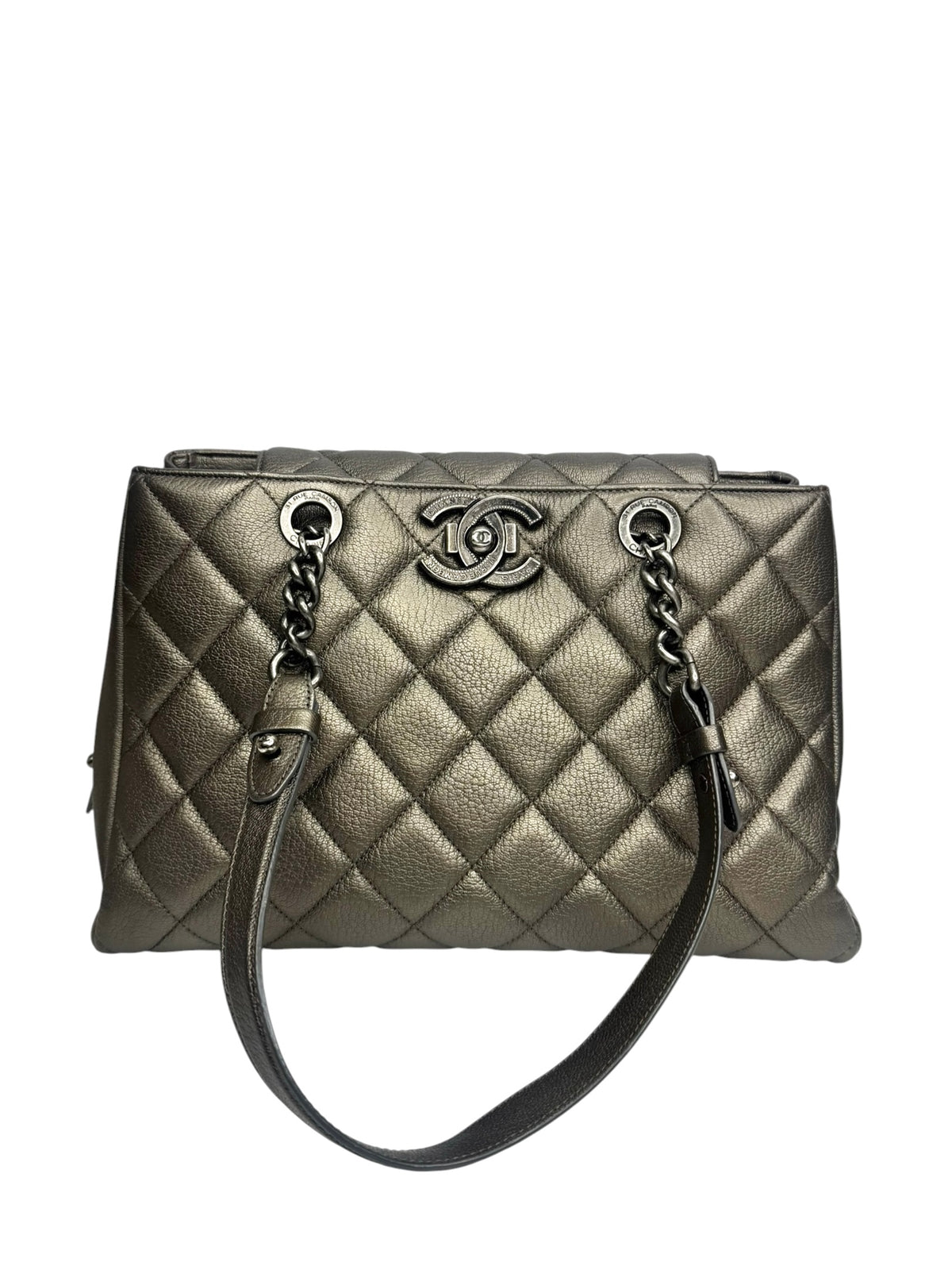 Chanel Metallic City Rock Shopping Tote T9396