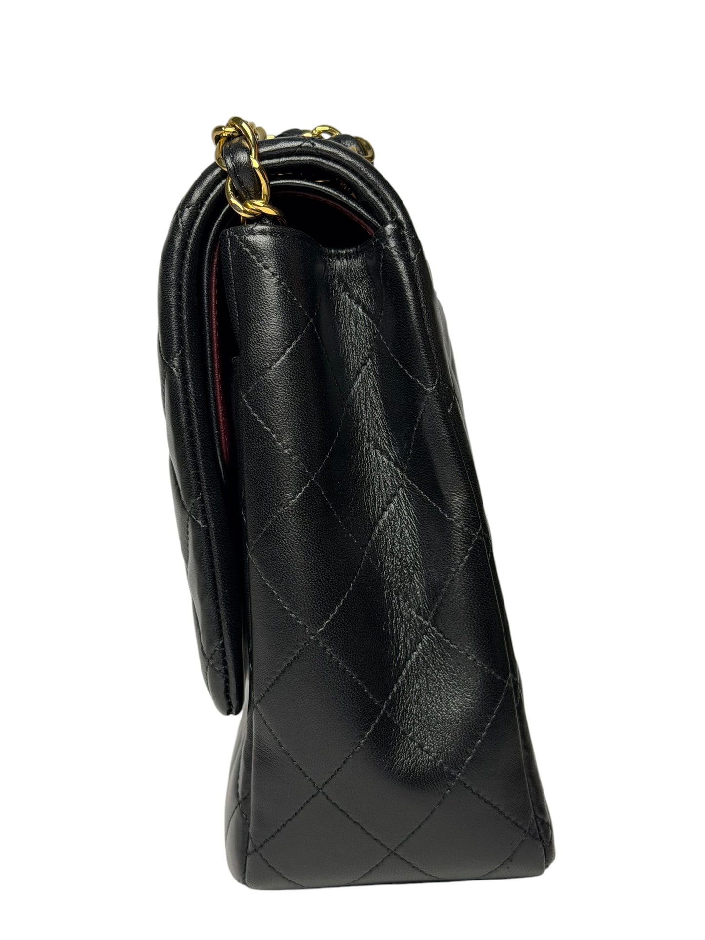 Chanel Black Maxi Classic Double Flap GHW T1026
