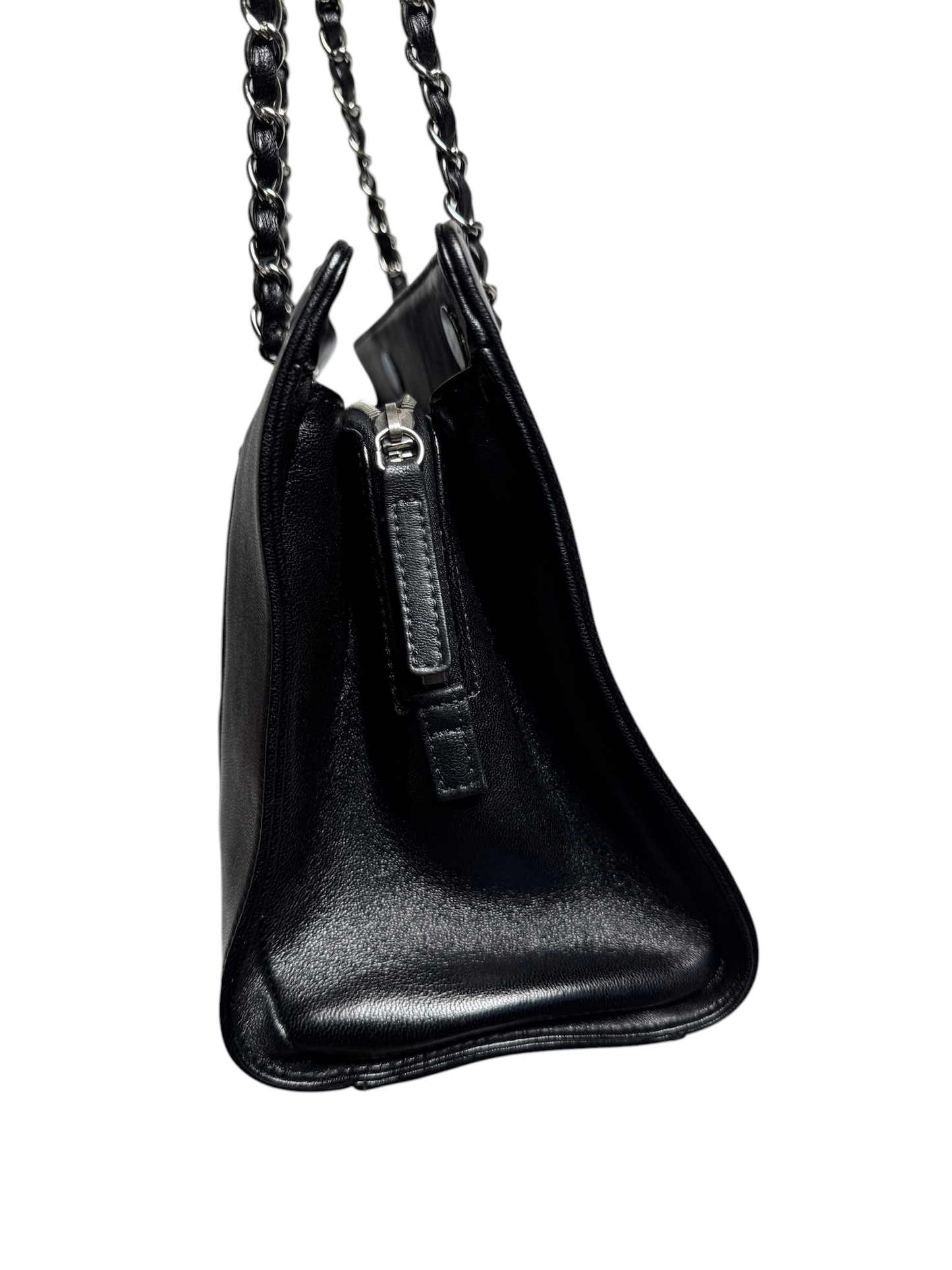 Chanel Black Mademoiselle Shopping Tote T8412