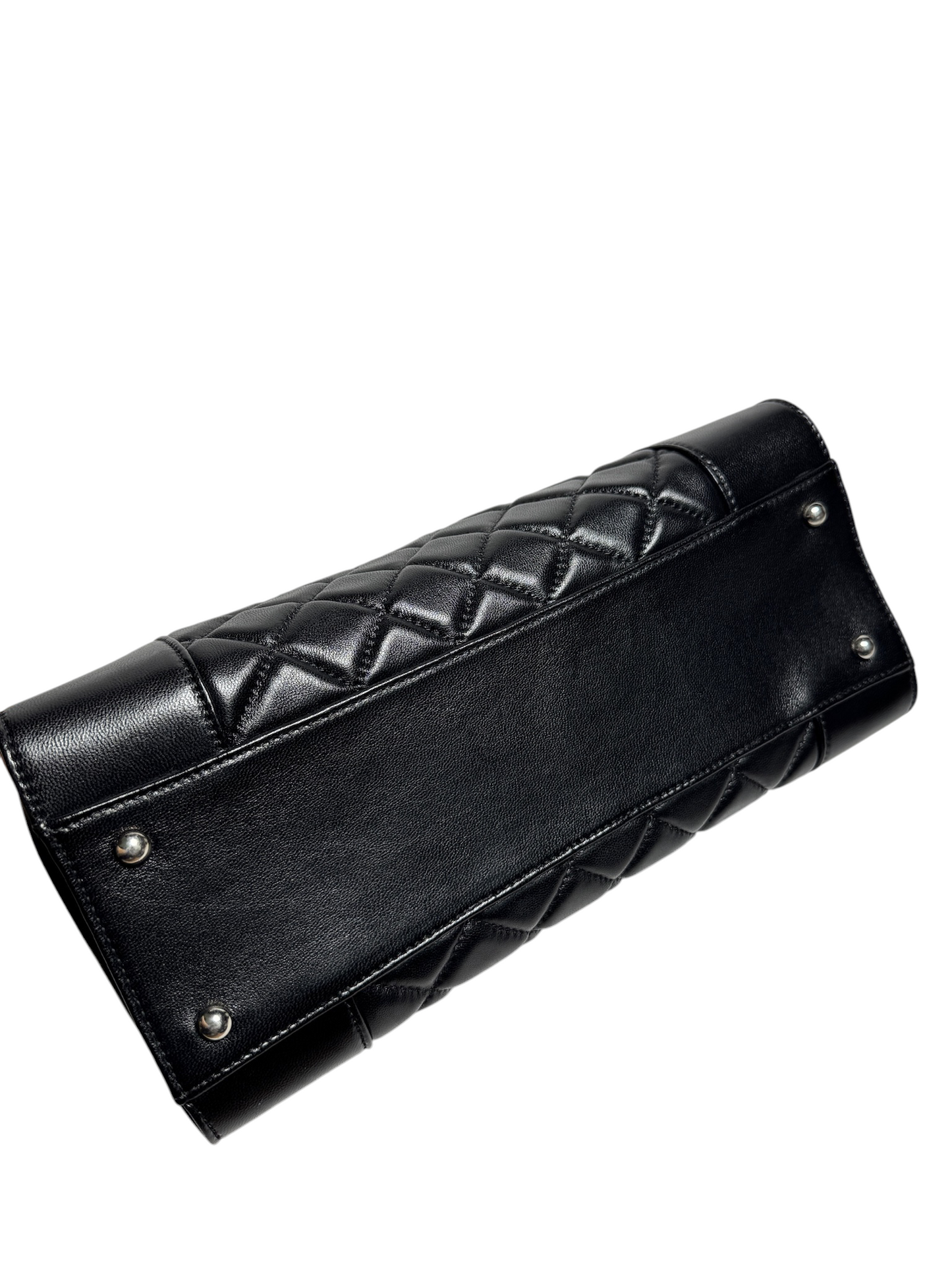 Chanel Black Mademoiselle Shopping Tote T8412