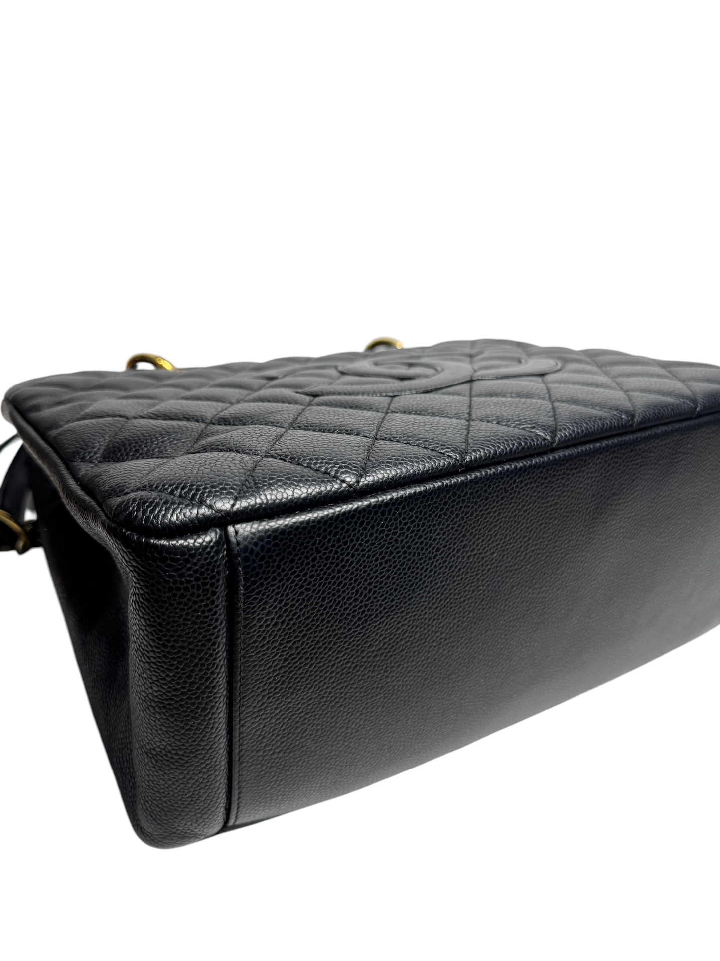 Chanel Black Caviar Grand Shopping Tote GHW T8413