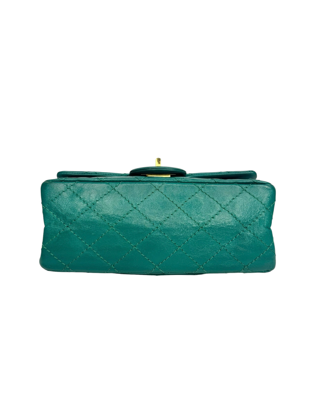 Chanel Green Calfskin Mini Reissue 2.55 T9196