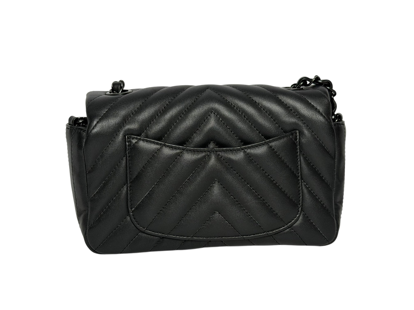 Chanel So Black Chevron Mini T5914