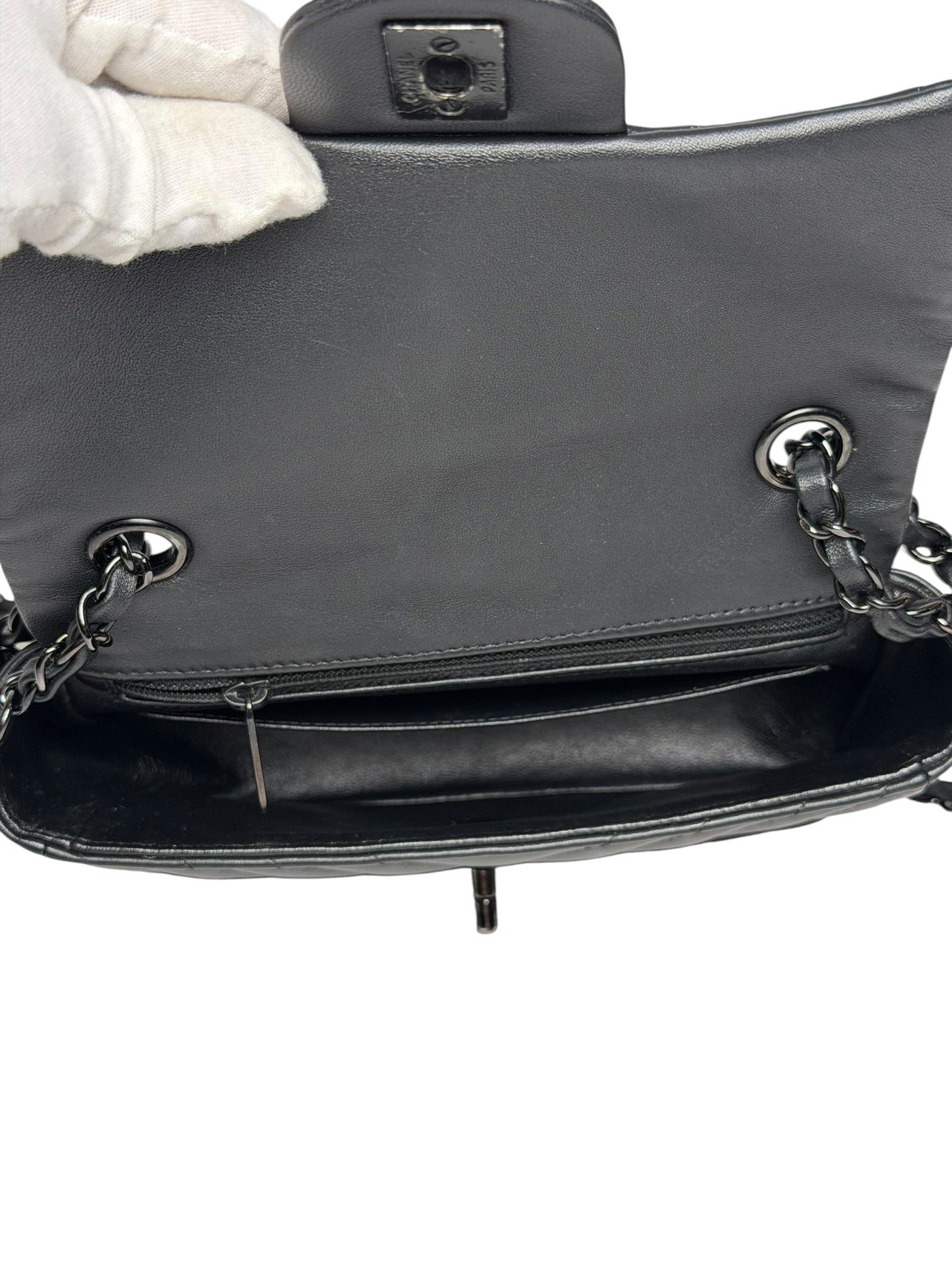 Chanel So Black Chevron Mini T5914