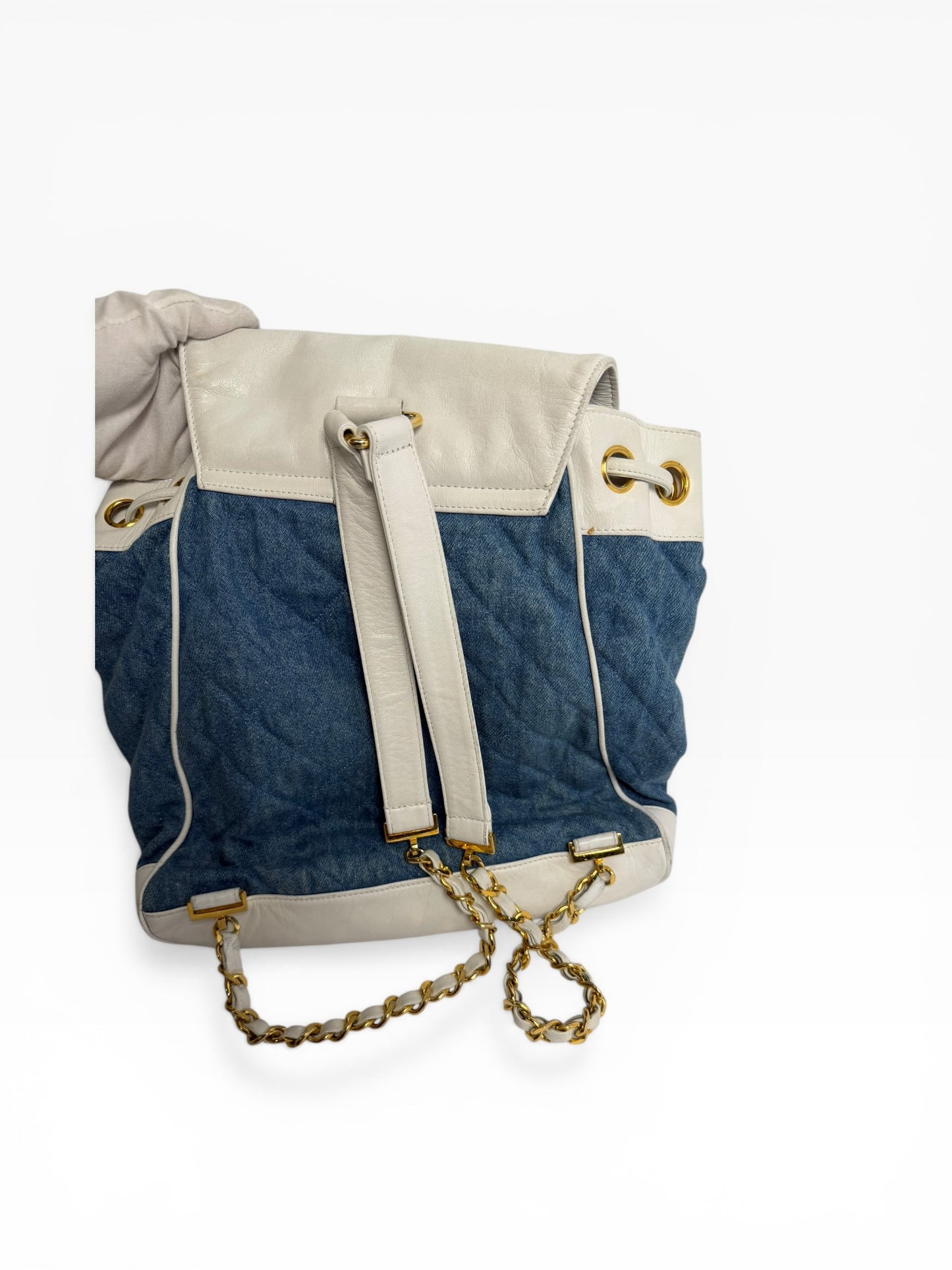 Chanel denim backpack