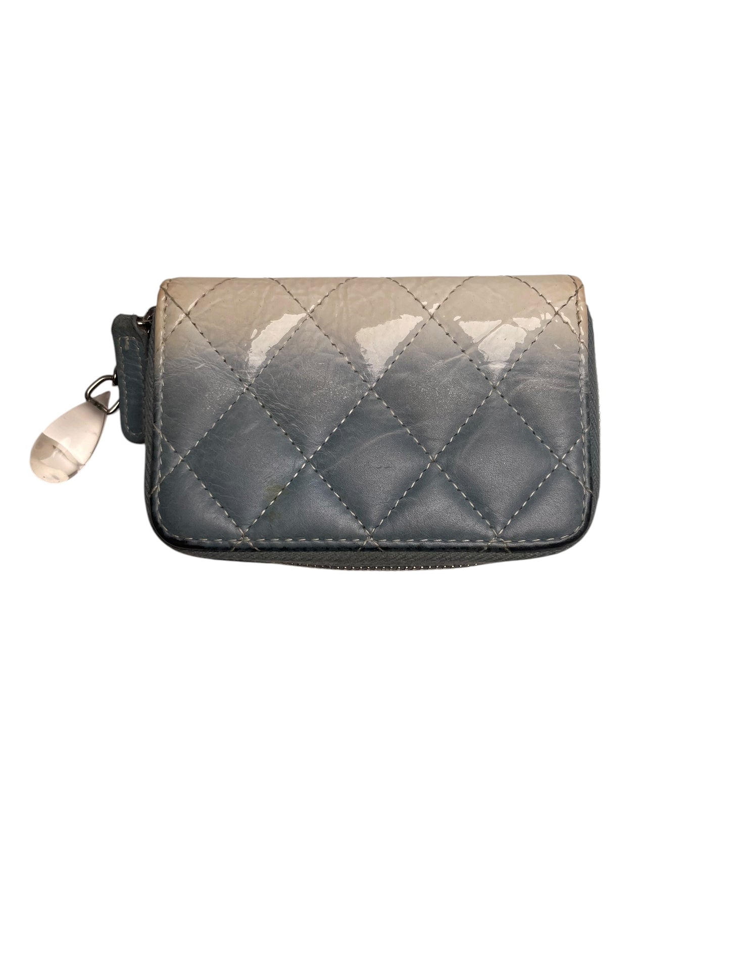 Chanel Ombré Quilted Zip Around Coin Purse T8524