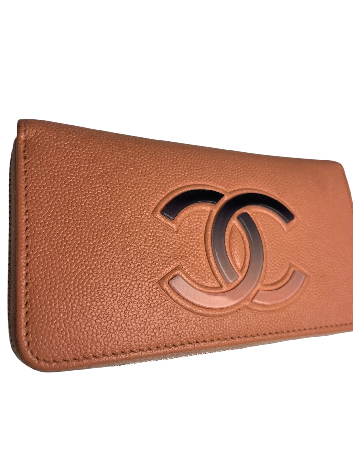 Chanel 2019 Interlocking CC Logo Zip-Around Wallet T8532