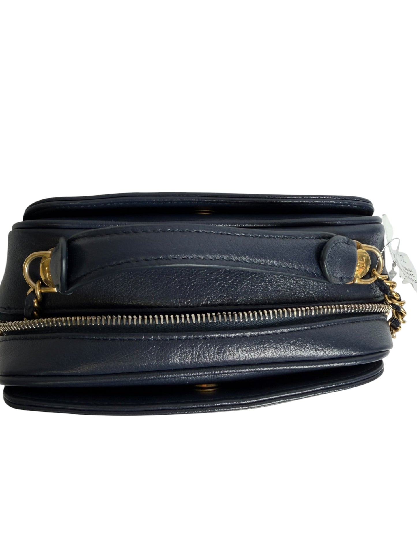 Chanel Blue Top Handle Camera bag GHW T7584