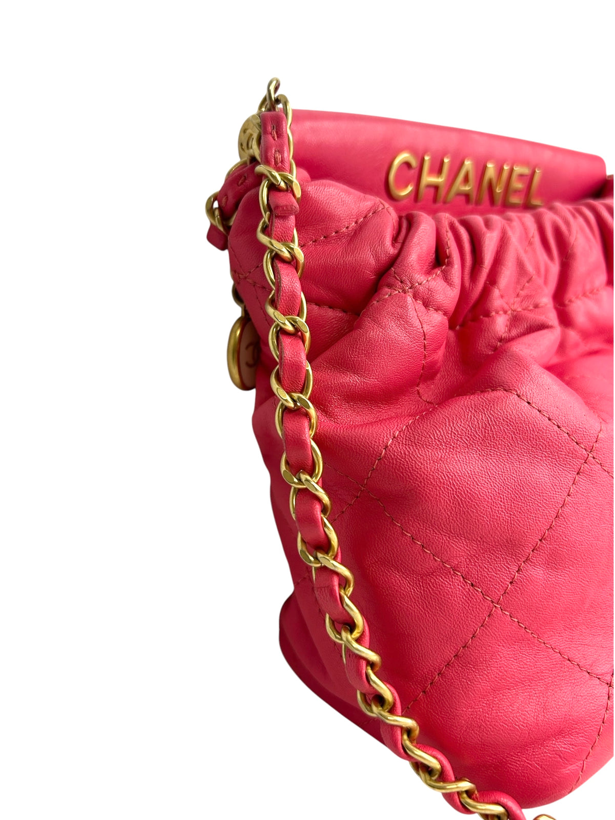Chanel Pink 22 Mini Resin Charms Bag T9209