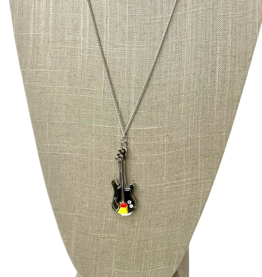 Prada Guitar Necklace T1097