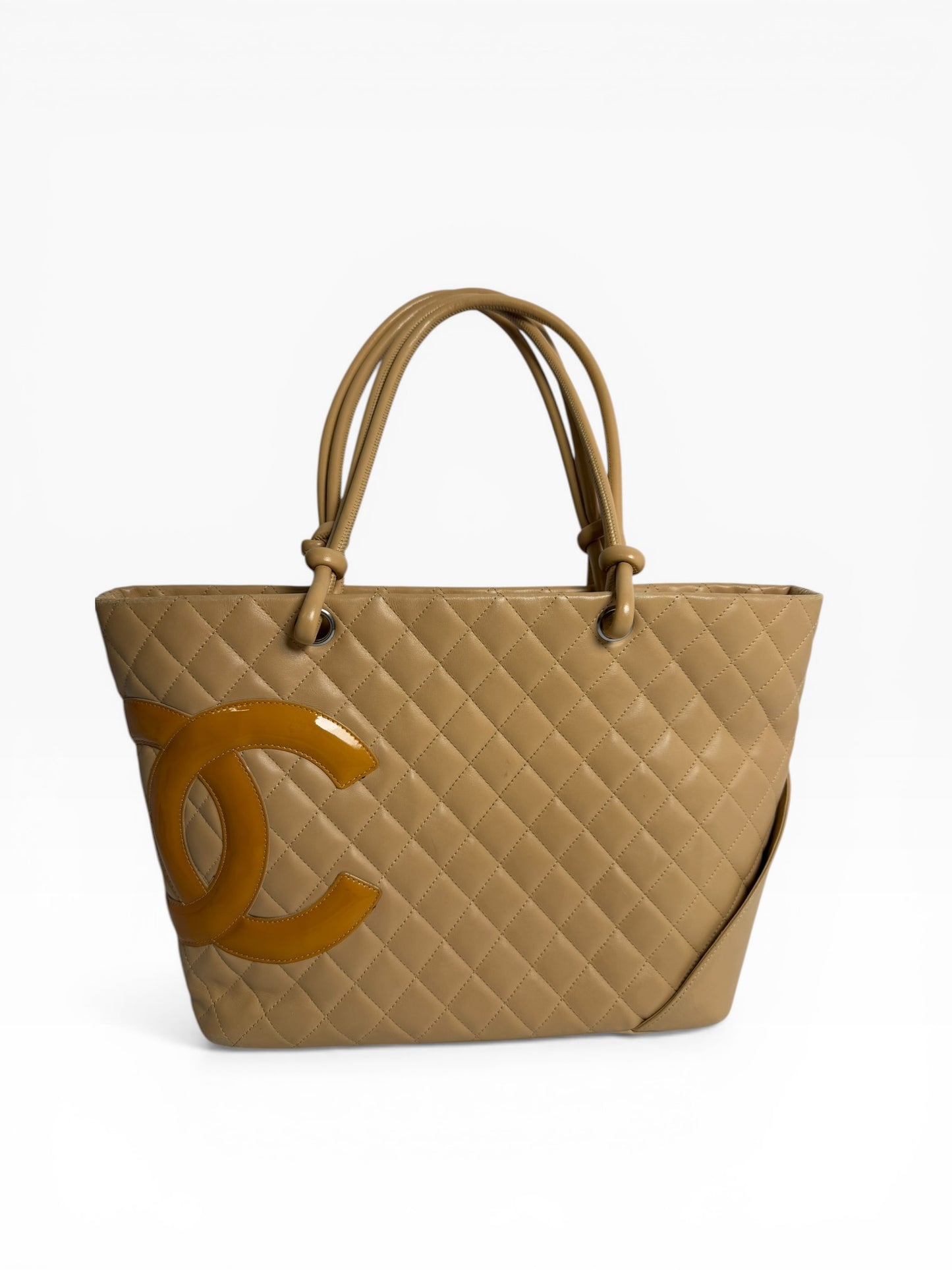 Chanel Cambon Tote Large Nude