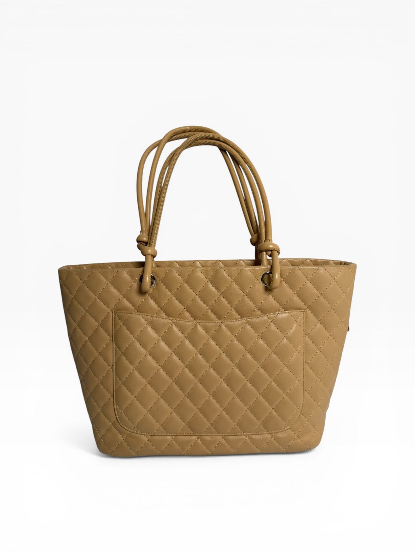 Chanel Cambon Tote Large Nude