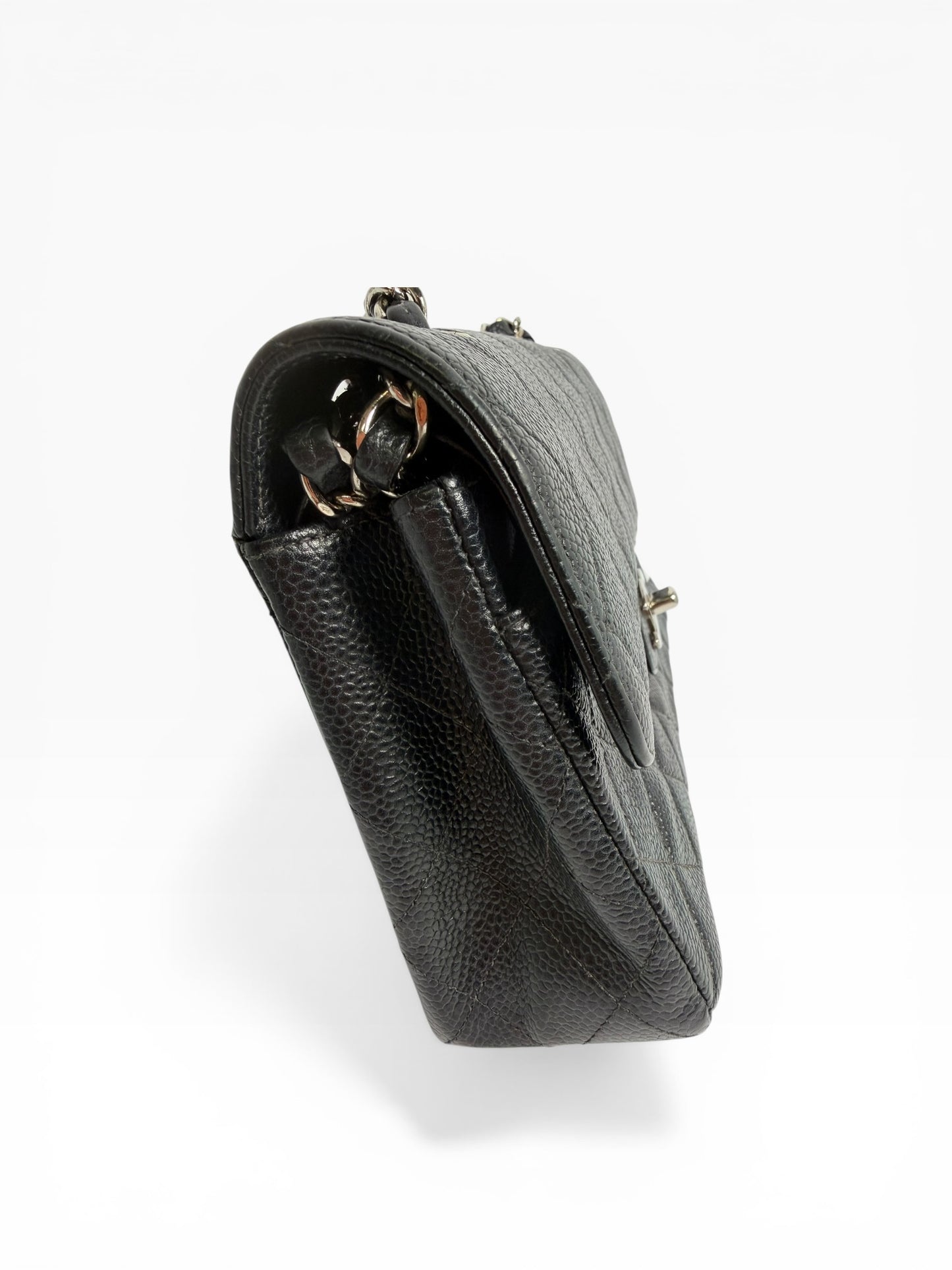 Chanel Black Caviar Classic Double Flap Small SHW