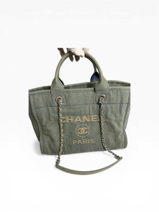 Chanel Denim Deauville Tote