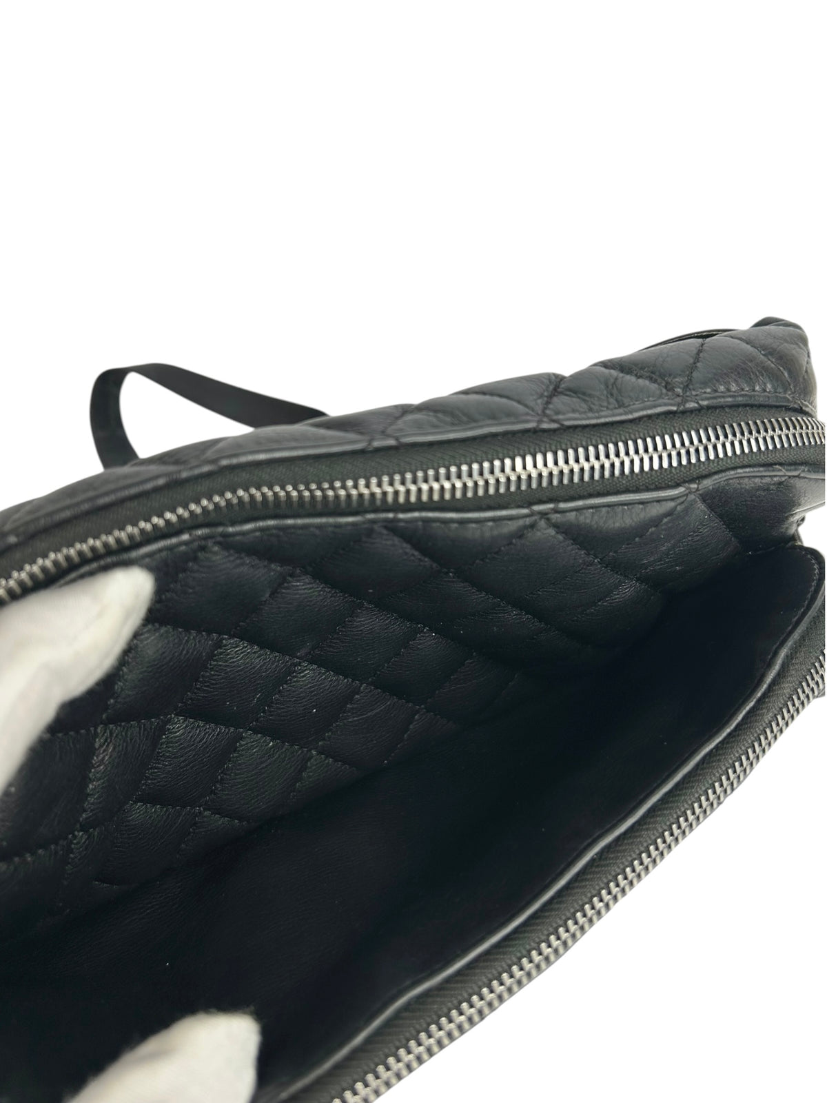 Chanel Black Quilted Calfskin Belt Bag T9192