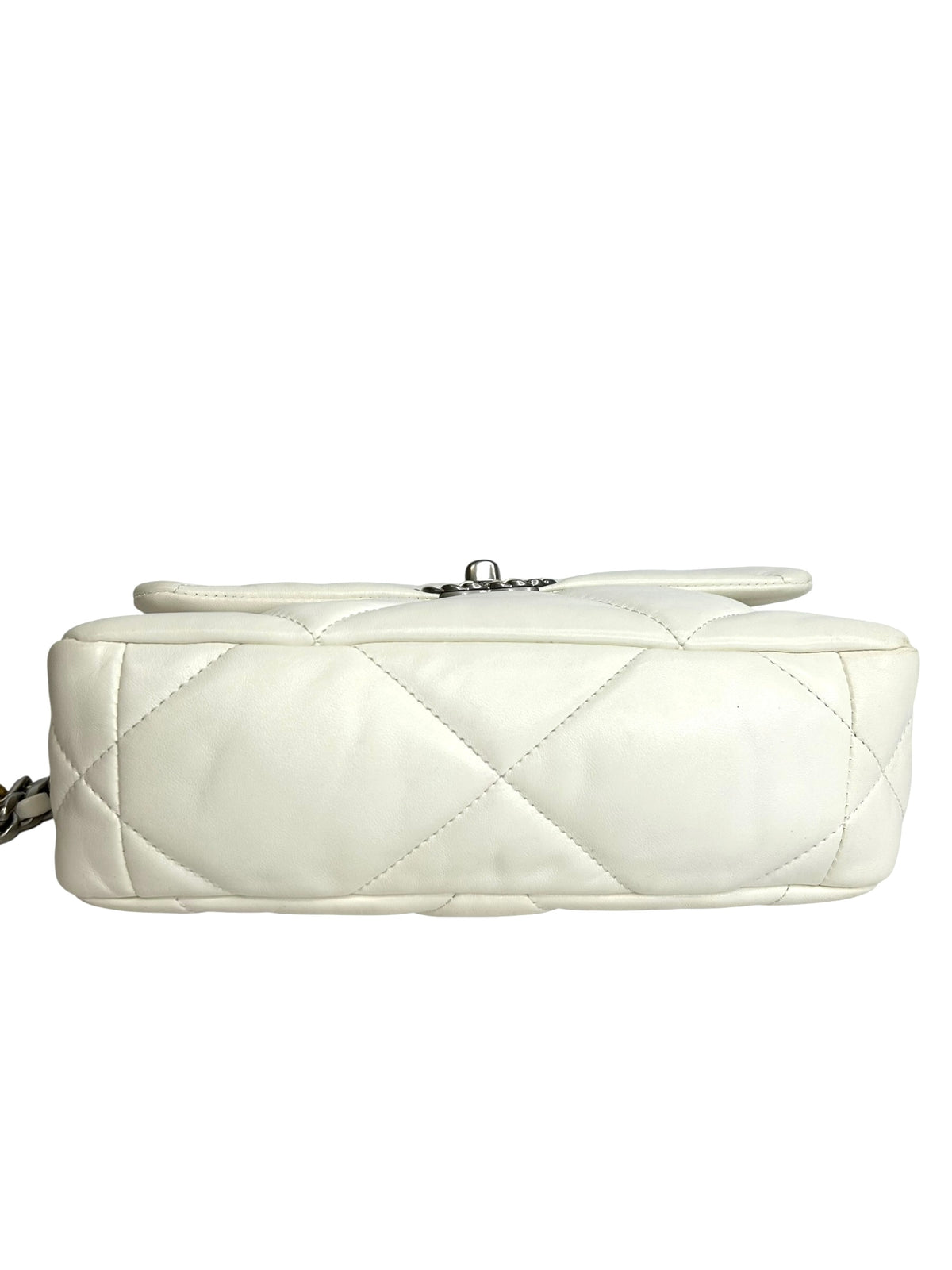 Chanel Medium White 19 Flap T9205