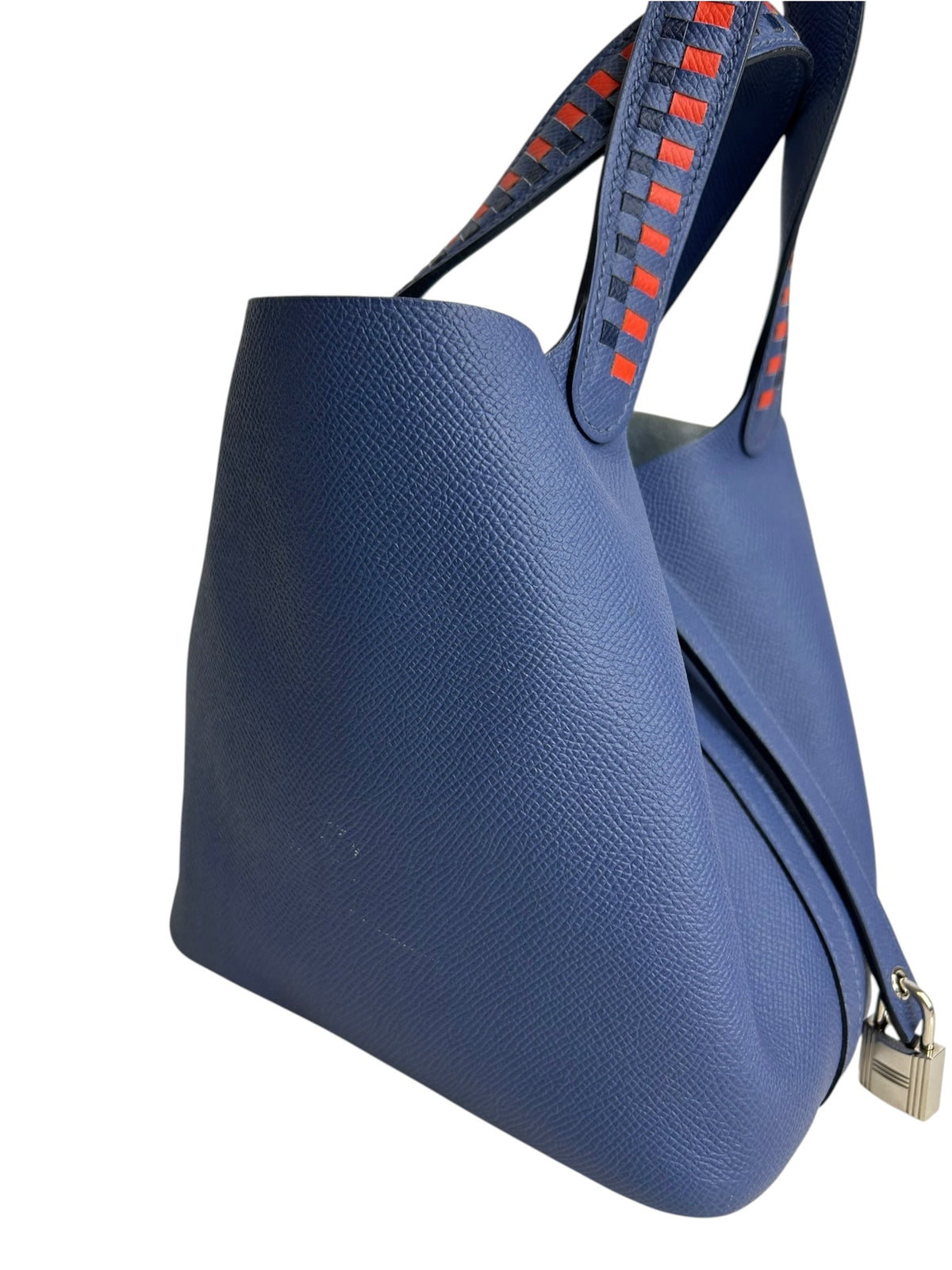Hermes Picotin Tressage Epsom Blue 18 T9232