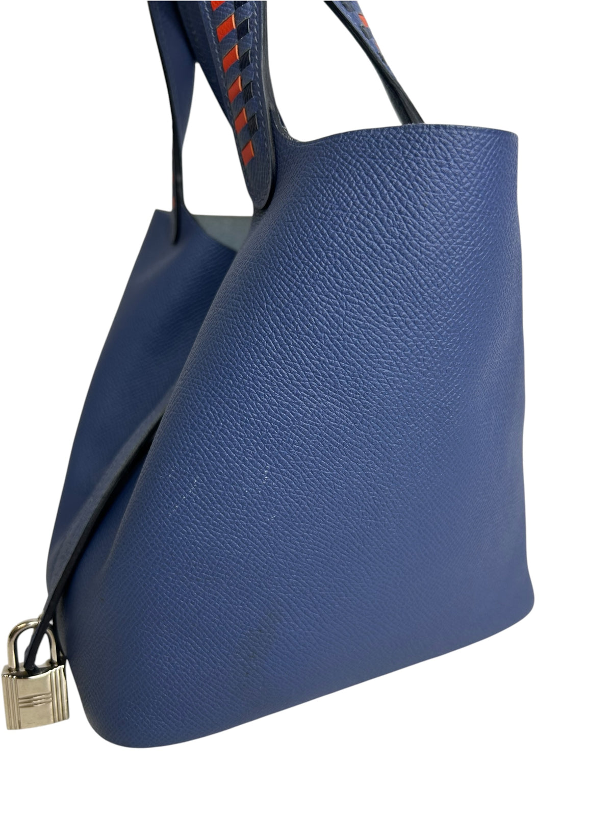 Hermes Picotin Tressage Epsom Blue 18 T9232