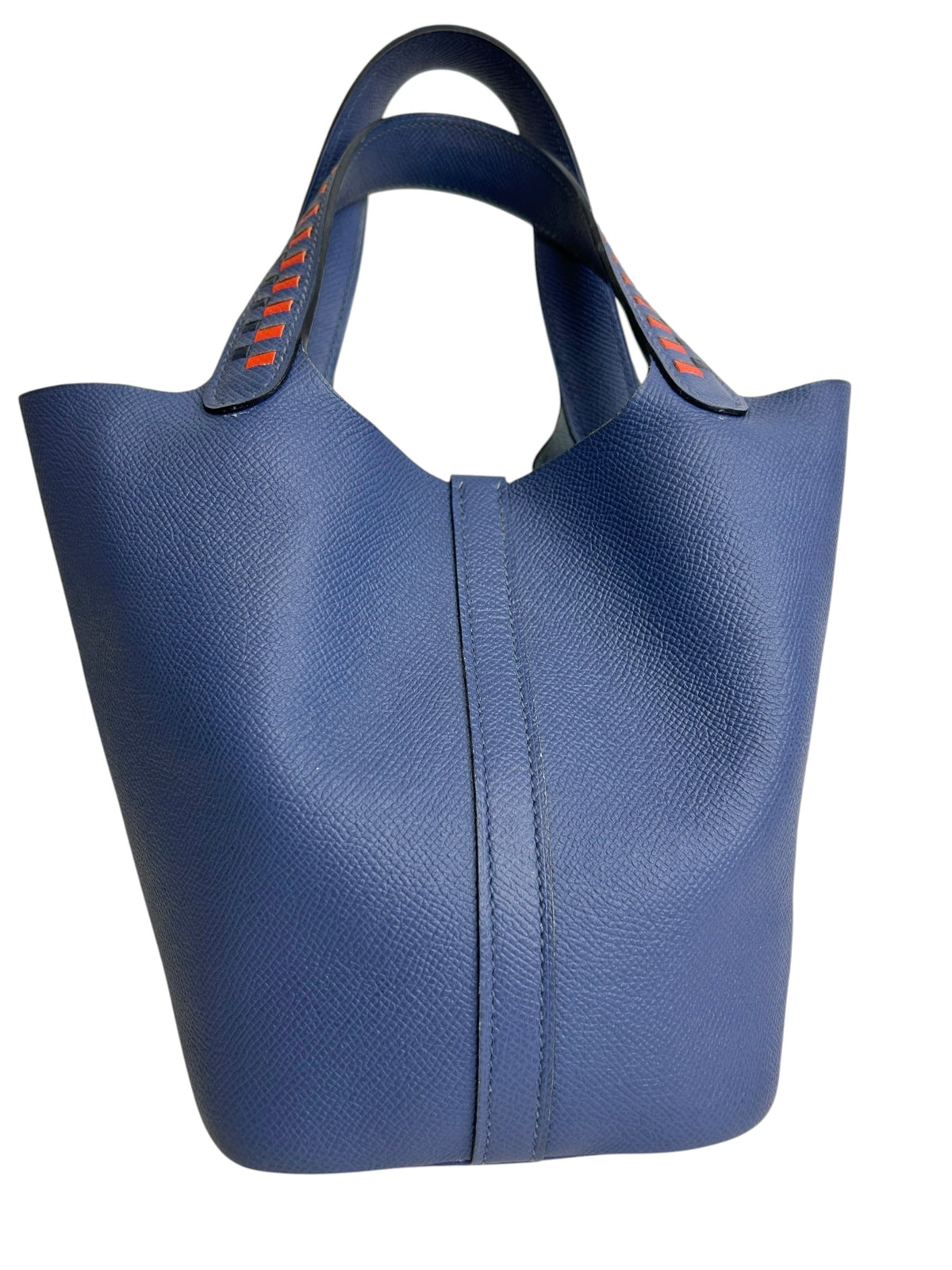 Hermes Picotin Tressage Epsom Blue 18 T9232