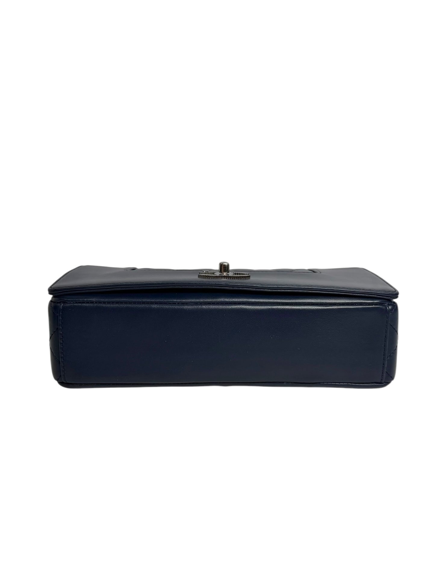 Chanel Quilted Navy Mademoiselle Flap T7976