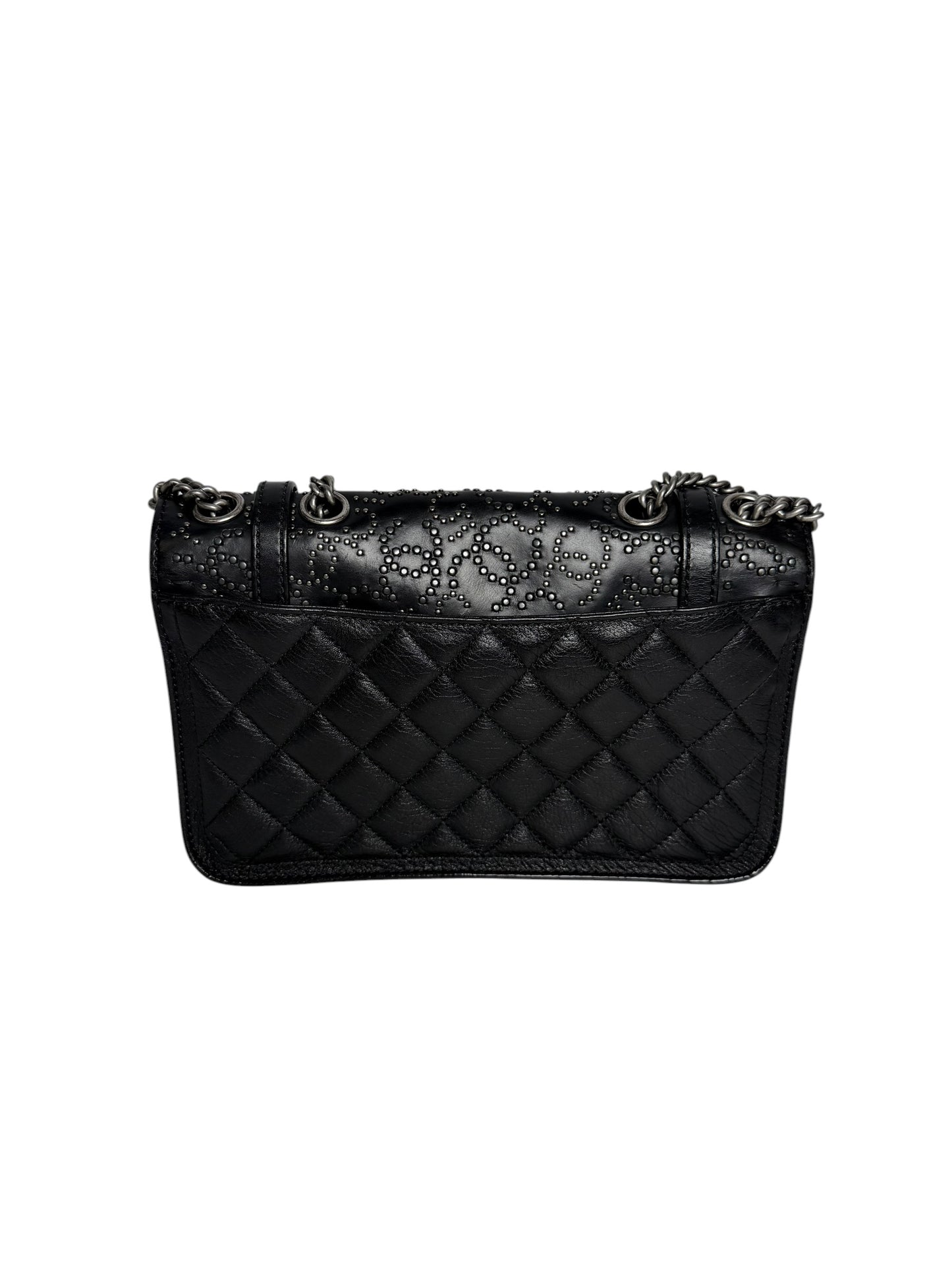 Chanel Paris-Dallas Studded Messenger Shoulder Bag T1029