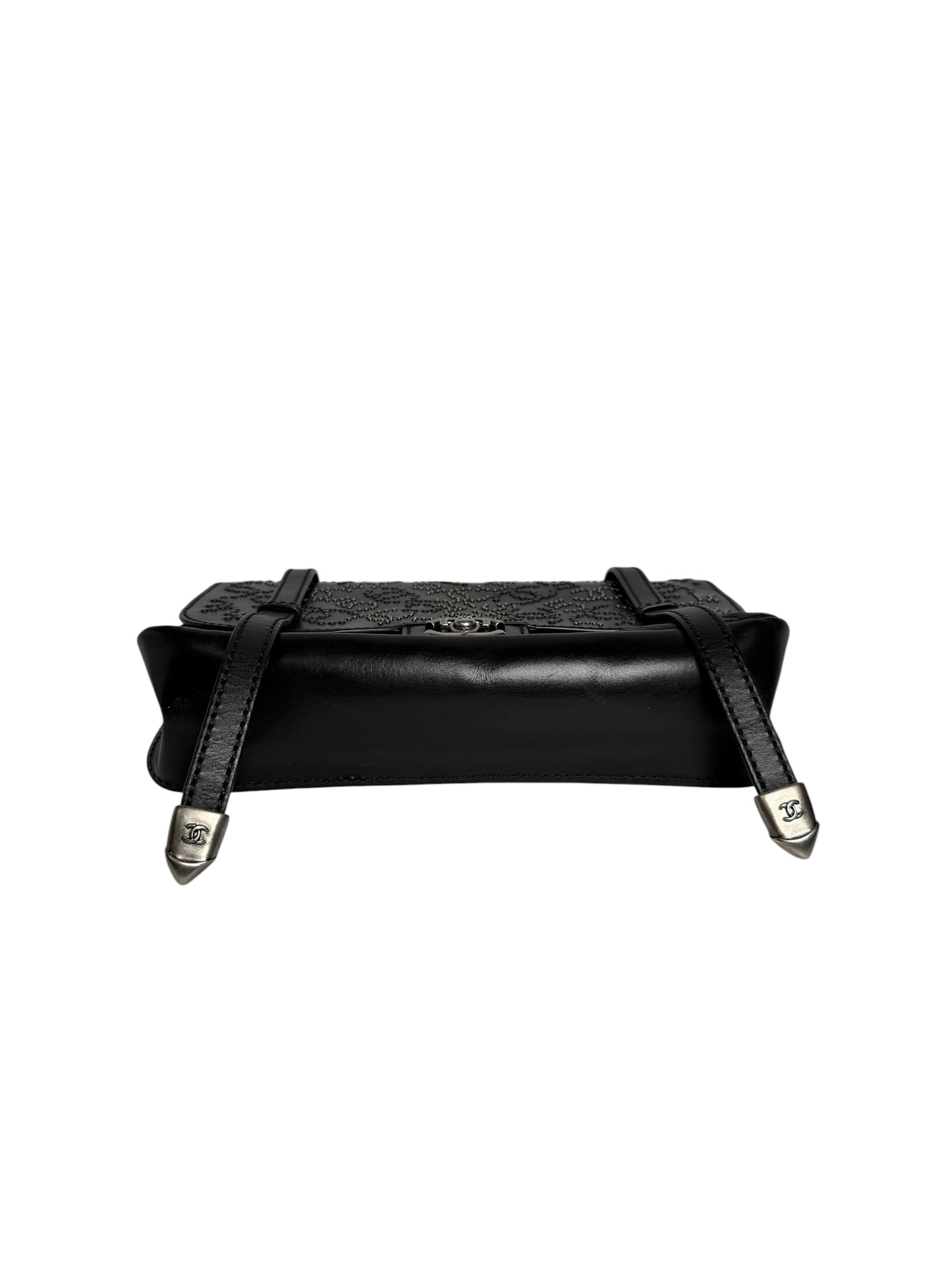 Chanel Paris-Dallas Studded Messenger Shoulder Bag T1029