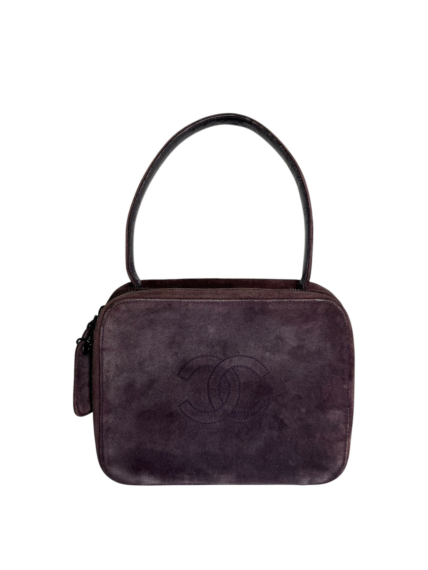 Chanel Purple Suede T1032