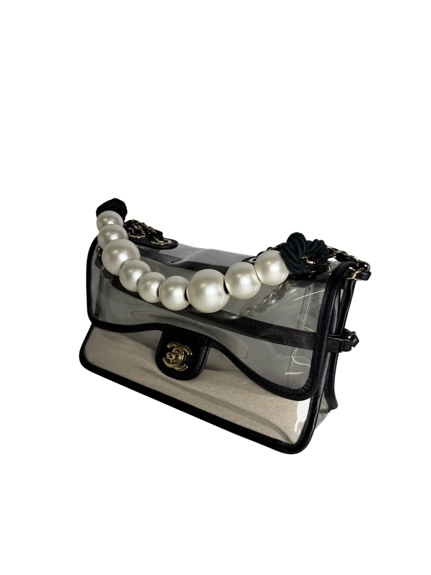 Chanel PVC Sand By The Sea Runway Flap T6838