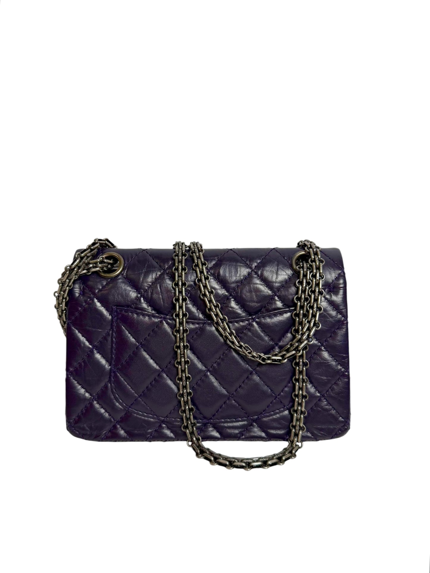 Chanel Mini Purple Reissue Double Flap T7610