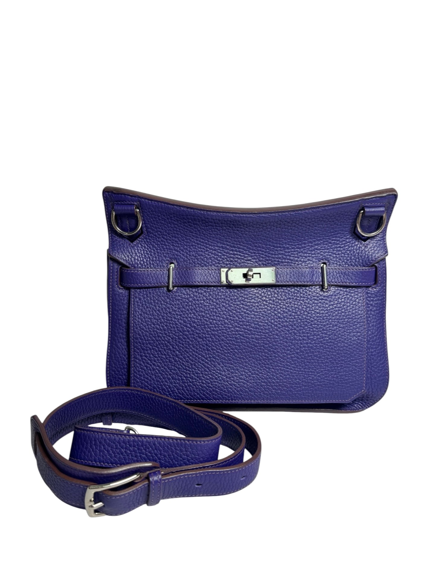 Hermes Purple Jypsiere 28 Palladium Hardware T8654