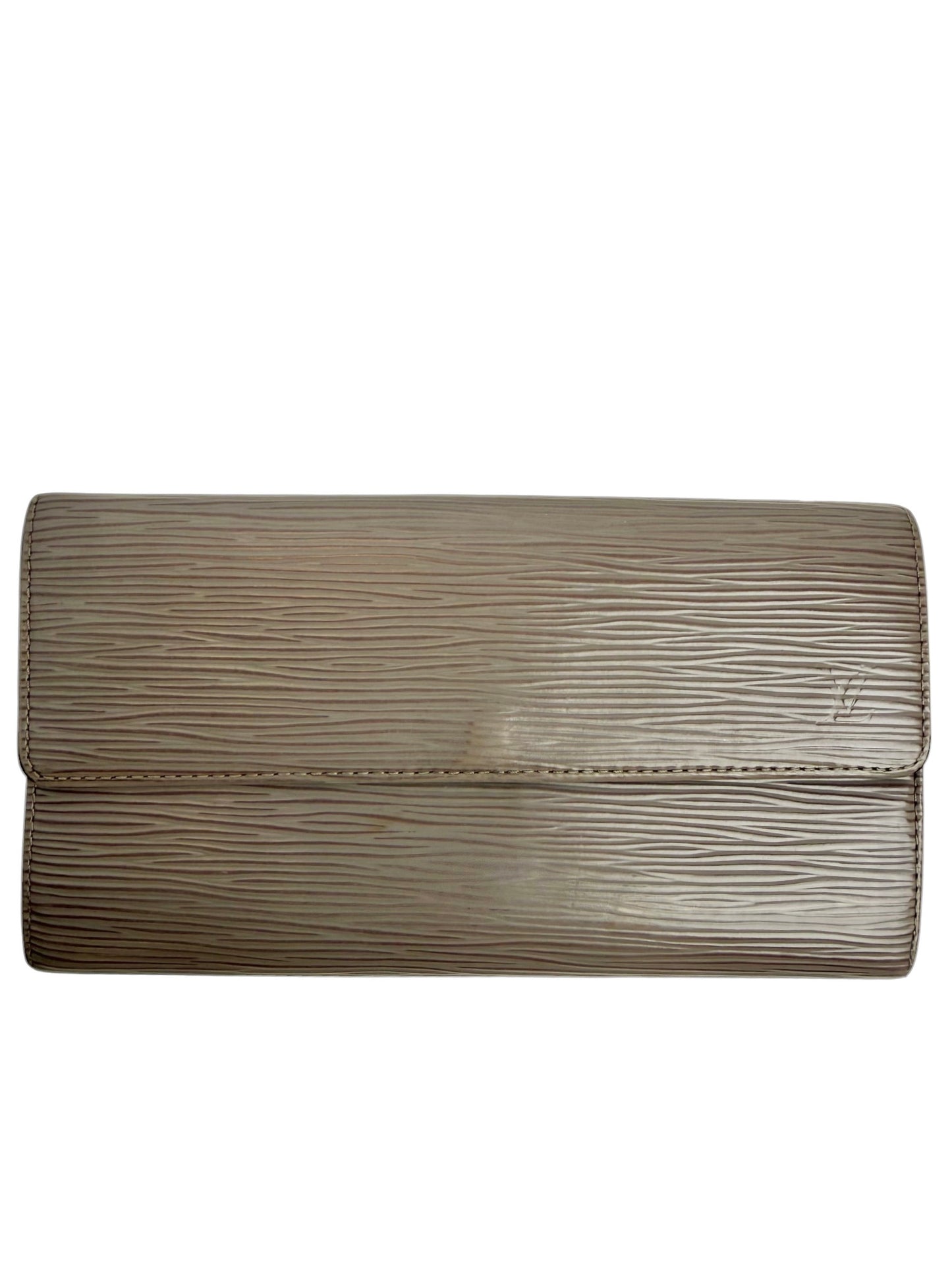Louis Vuitton Gray Epi Long Wallet T1003