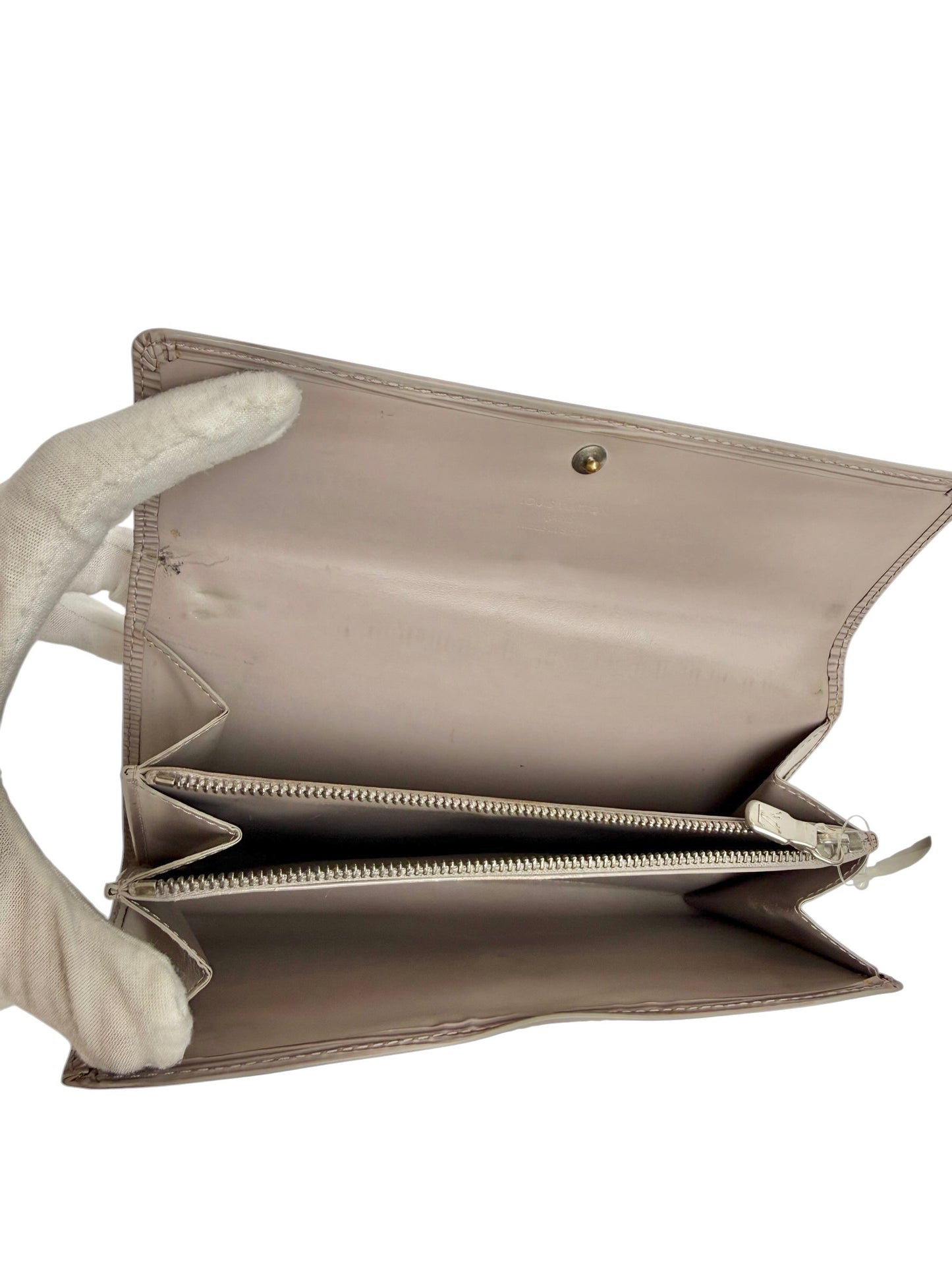 Louis Vuitton Gray Epi Long Wallet T1003