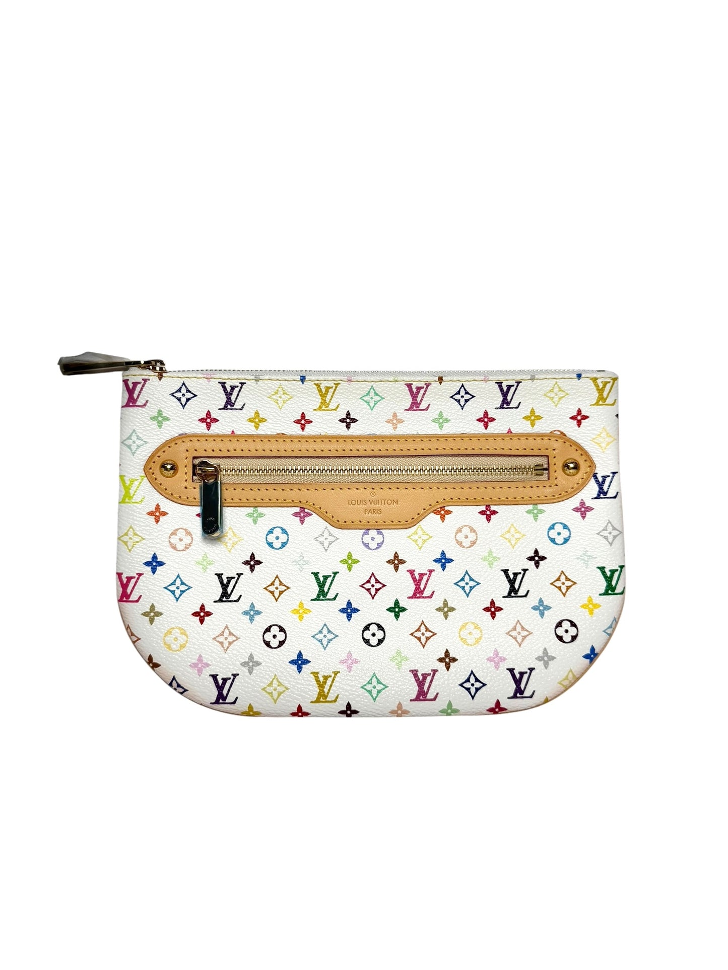 Louis Vuitton White Murakami Pouch T4263