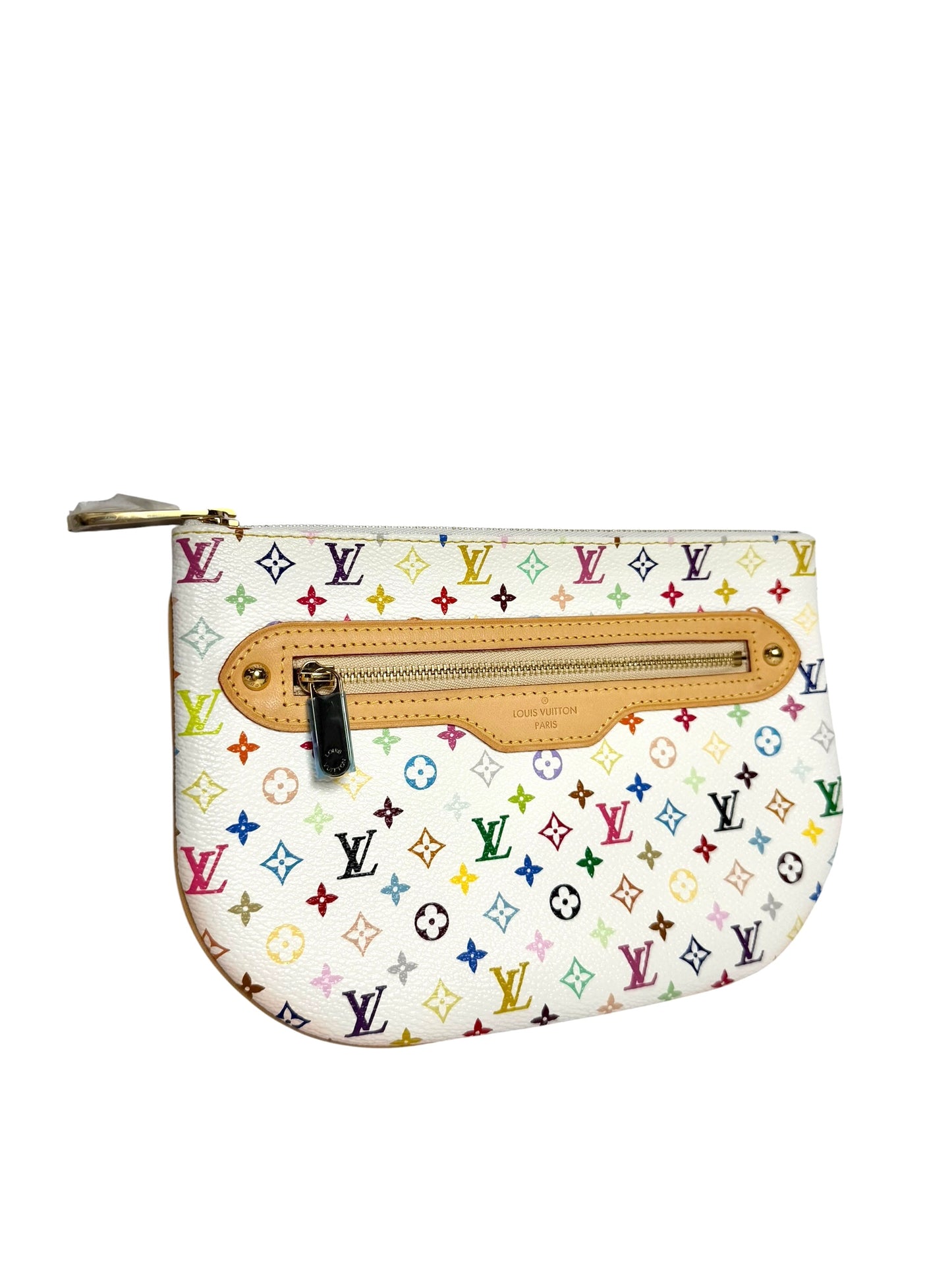 Louis Vuitton White Murakami Pouch T4263