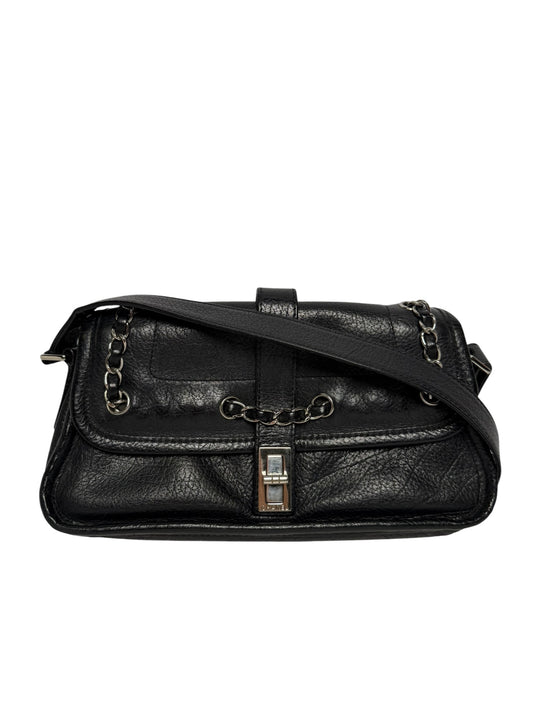 Chanel Black Mademoiselle Lock Flap Bag SHW T4525