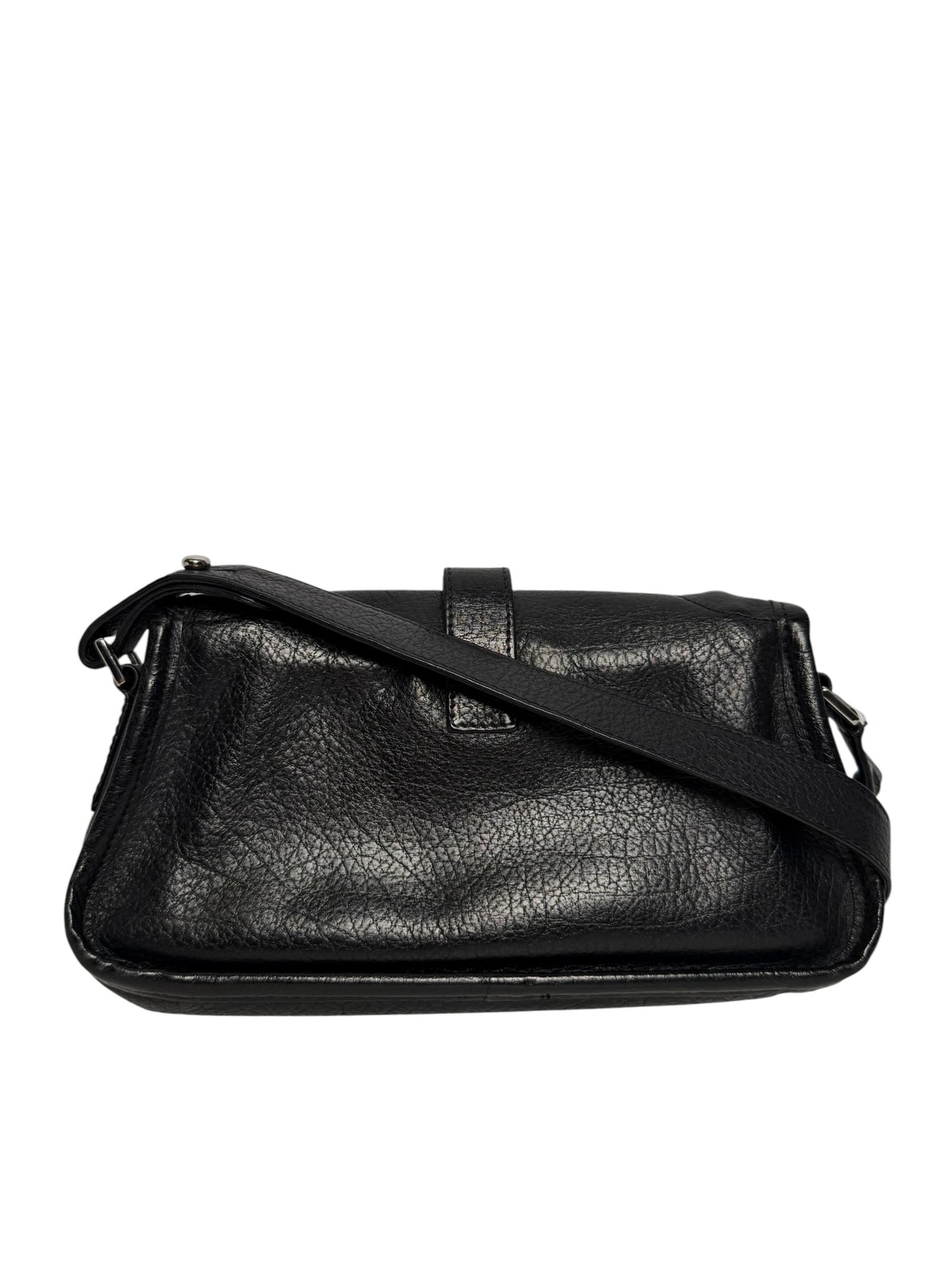 Chanel Black Mademoiselle Lock Flap Bag SHW T4525