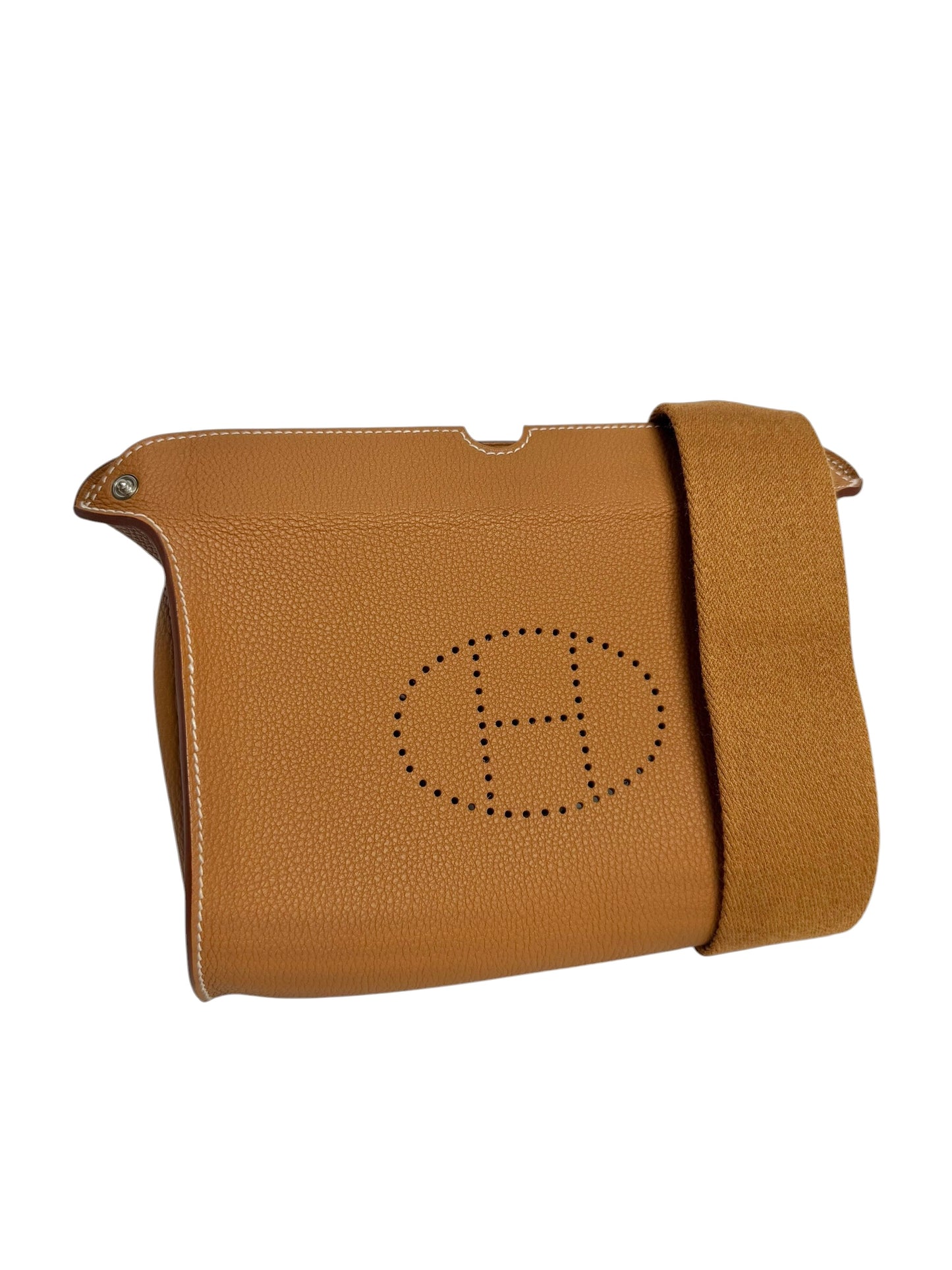 Hermes Videpoches Gold Togo Messenger T5471