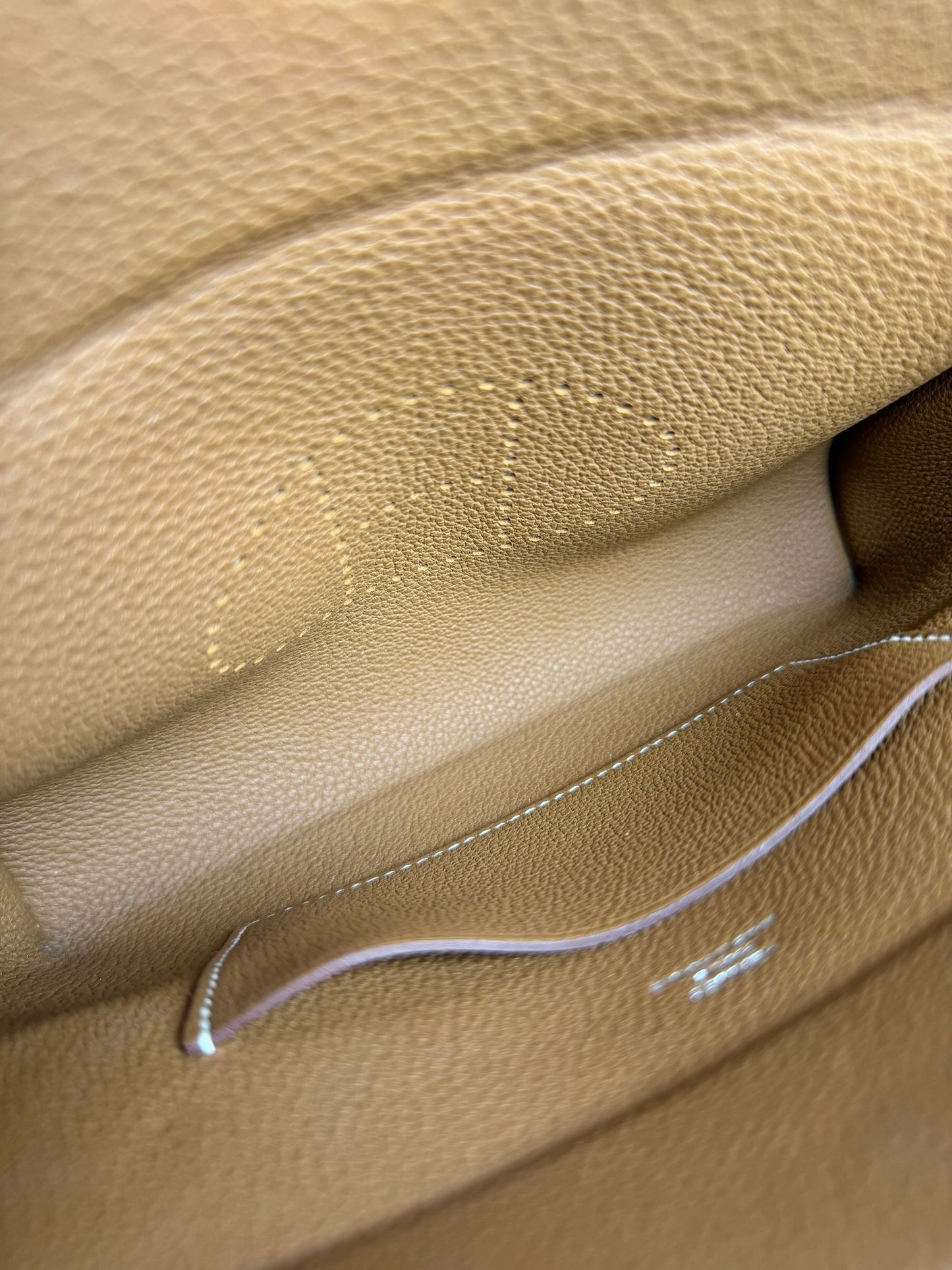 Hermes Videpoches Gold Togo Messenger T5471