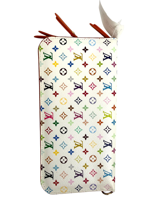 Louis Vuitton Marukami White Fold Wallet T8062