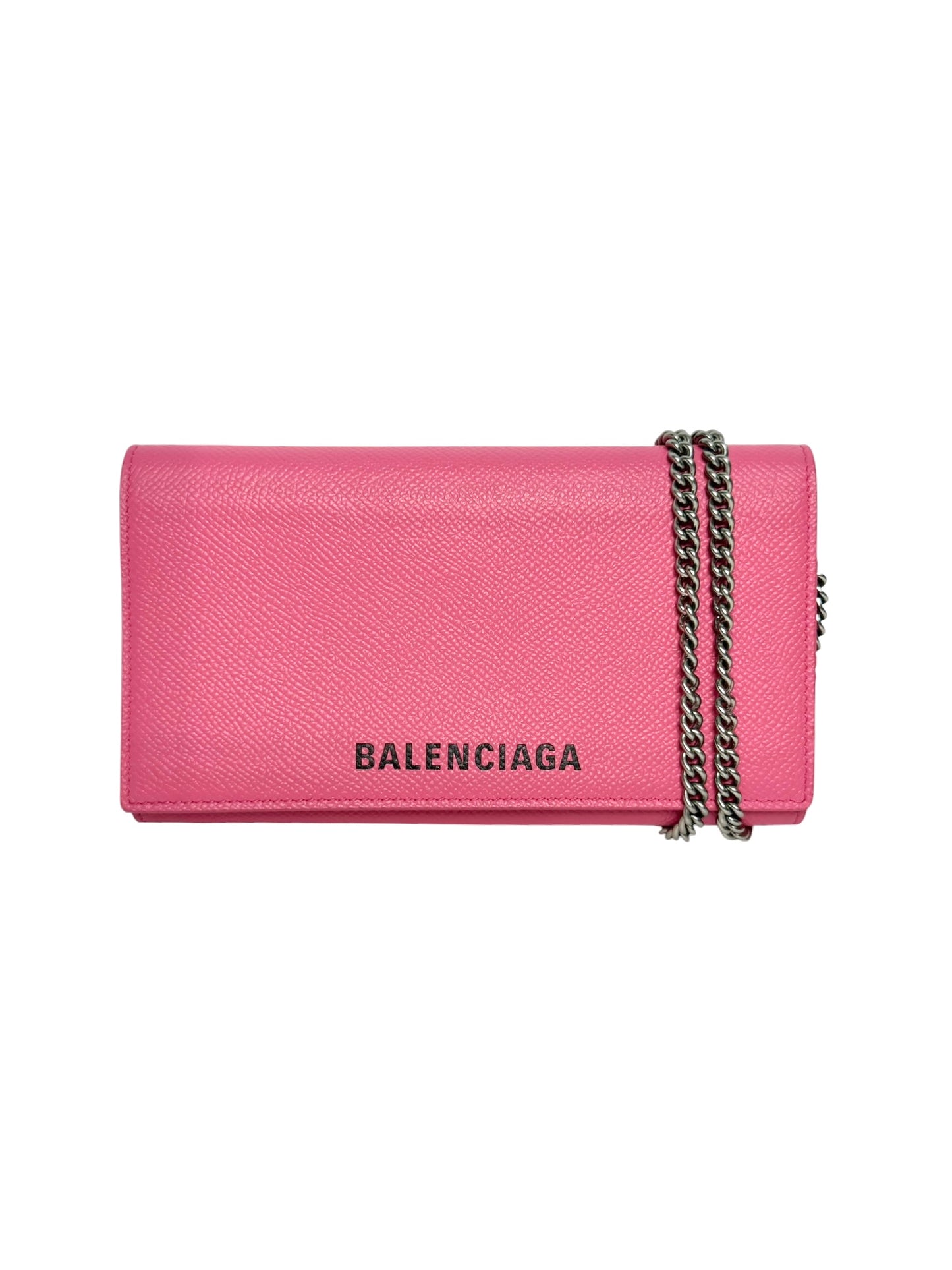 Balenciaga Pink Wallet On Chain T7488